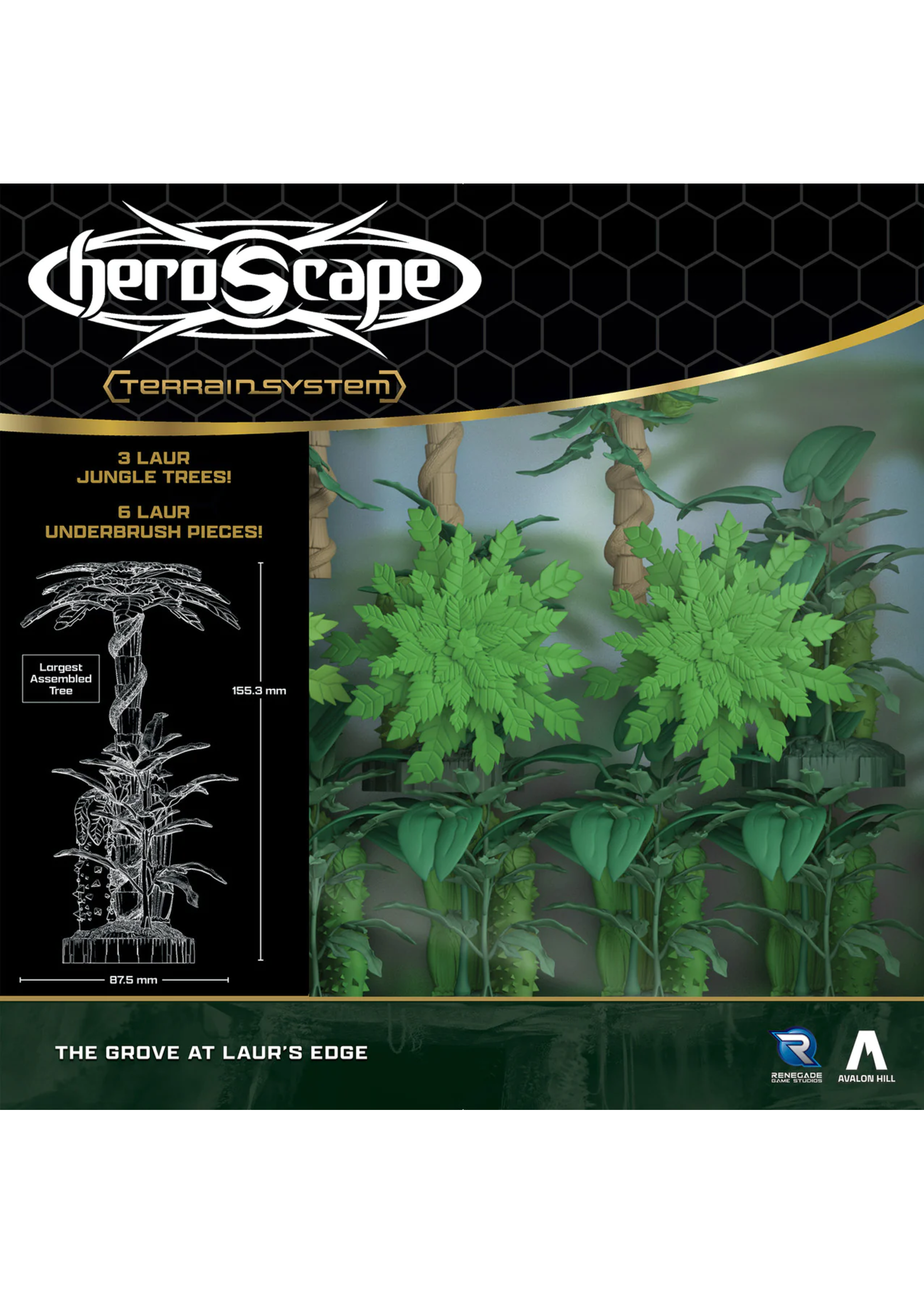 Heroscape The Grove at Laurs Edge Terrain Expansion