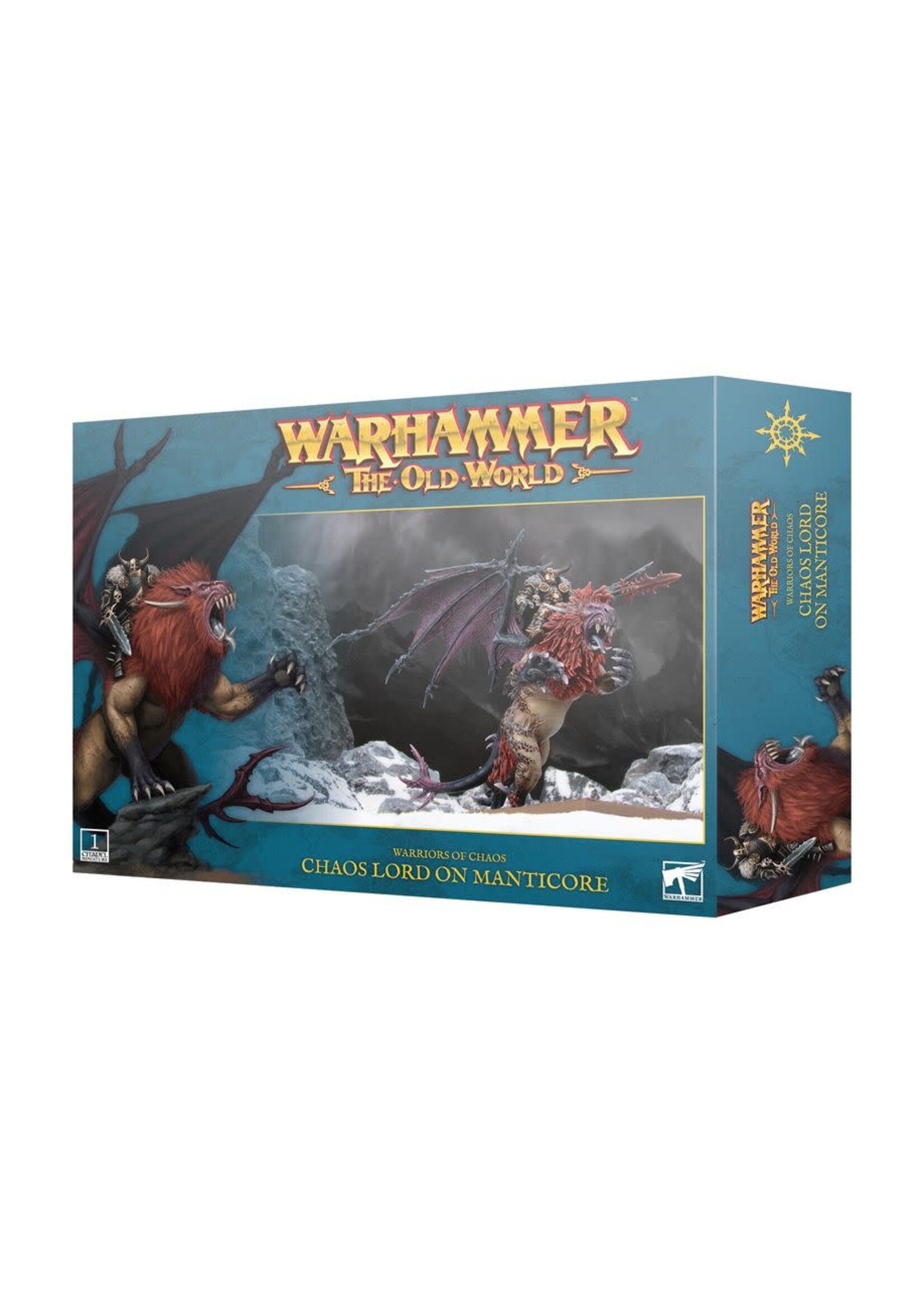 Old World Warriors of Chaos Chaos Lord on Manticore