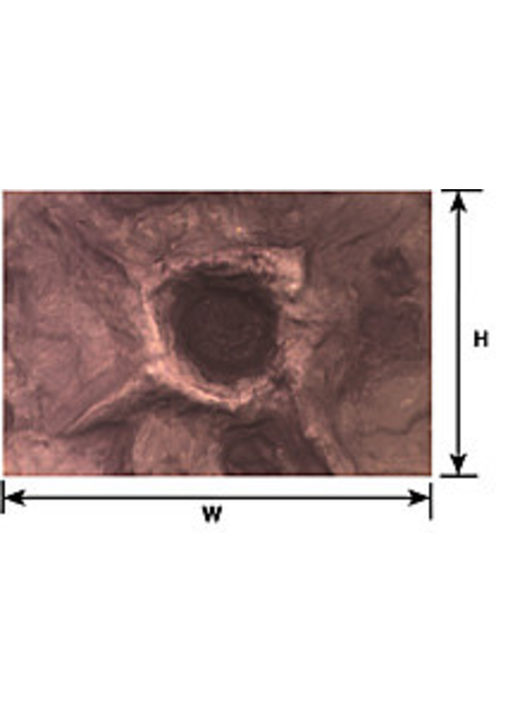 Plastruct PLA91695 Styrene Moon & Crater Sheet
