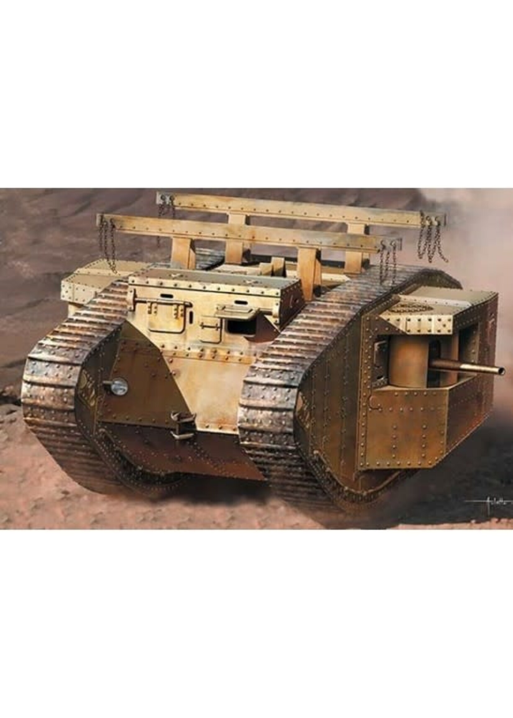 Master Box MSTBX72002 Female British Tank 1916 (1/72)