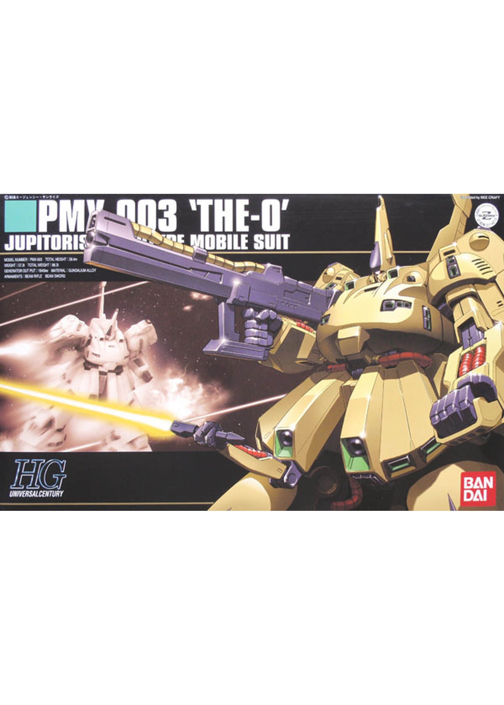 Bandai BNDAI1114213 HGUC # 36 PMX-03 The O Mobile Suit Zeta Gundam (1/144)