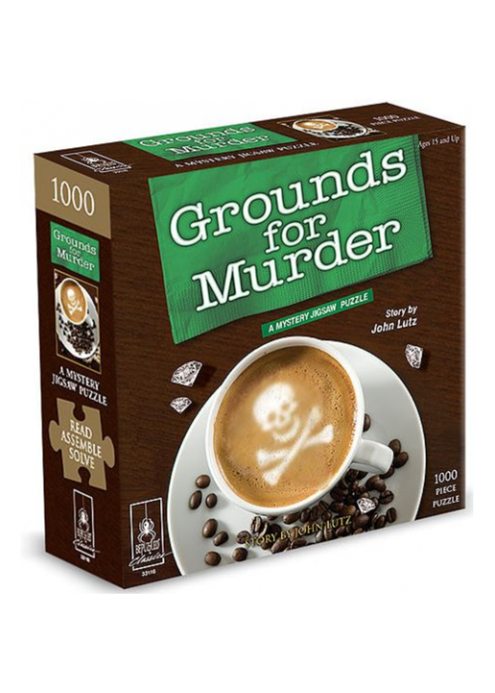 University Games UN33116 Grounds for Murder (Puzzle1000)