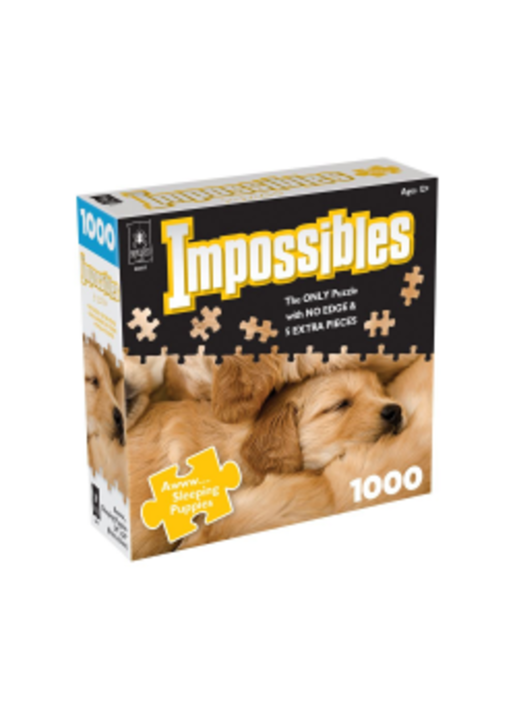 University Games UN33411 Impossibles Sleeping Puppies (Puzzle1000)
