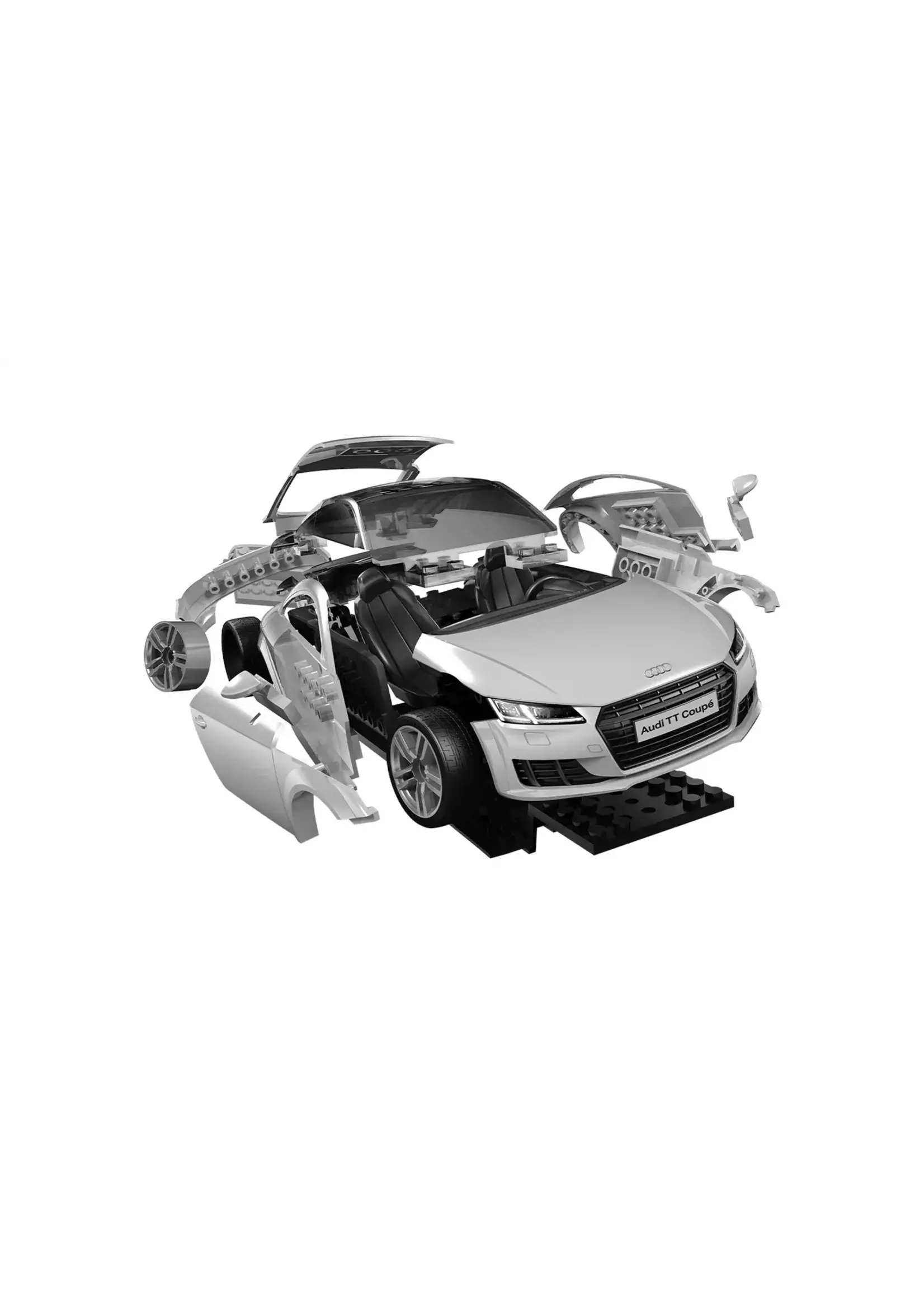 Airfix AIRJ6054 Audi TT Coupe Blue Quickbuild