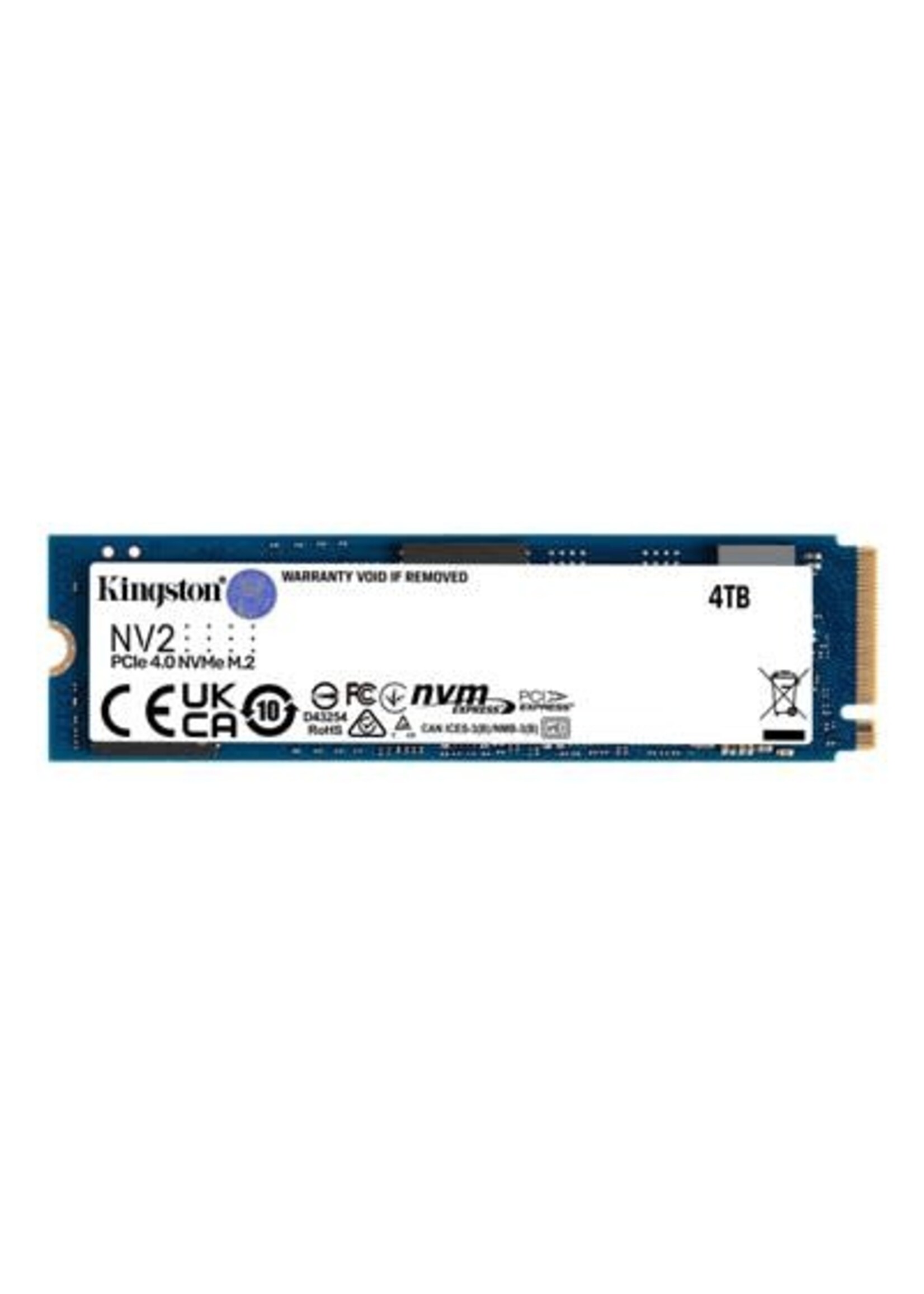 Kingston Kingston SNV2S 4000G 4TB NV2 M.2 2280 PCIe 4.0 NVMe SSD