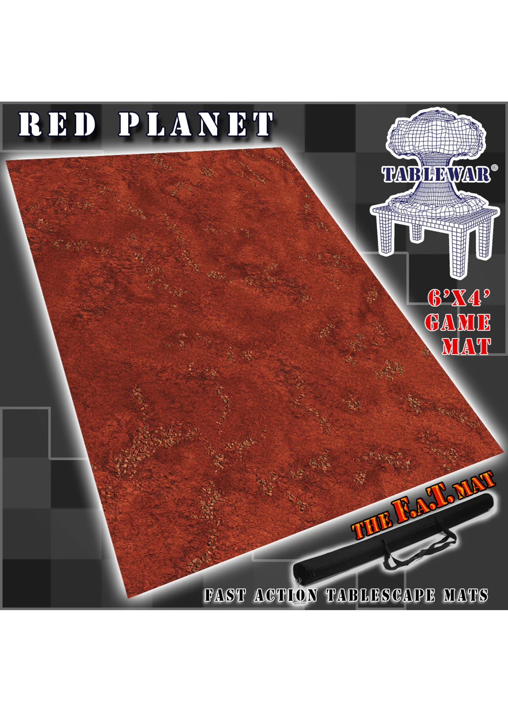 Tablewar Battle Mat Red Planet 6x4 feet