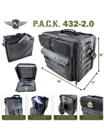 Battle Foam Miniatures Case PACK 432 Version 2 Horizontal Pluck Foam Load Out Black