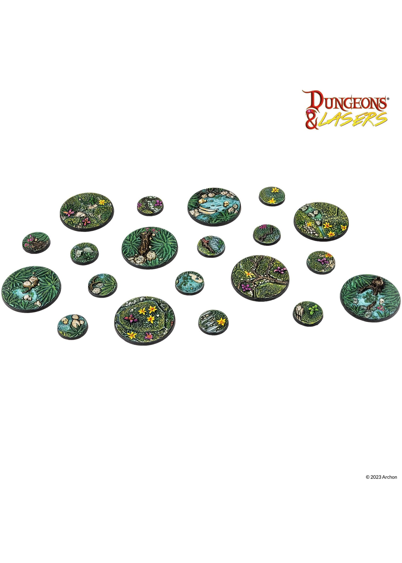 Archon Studio Dungeons & Lasers Detailed Bases Pack