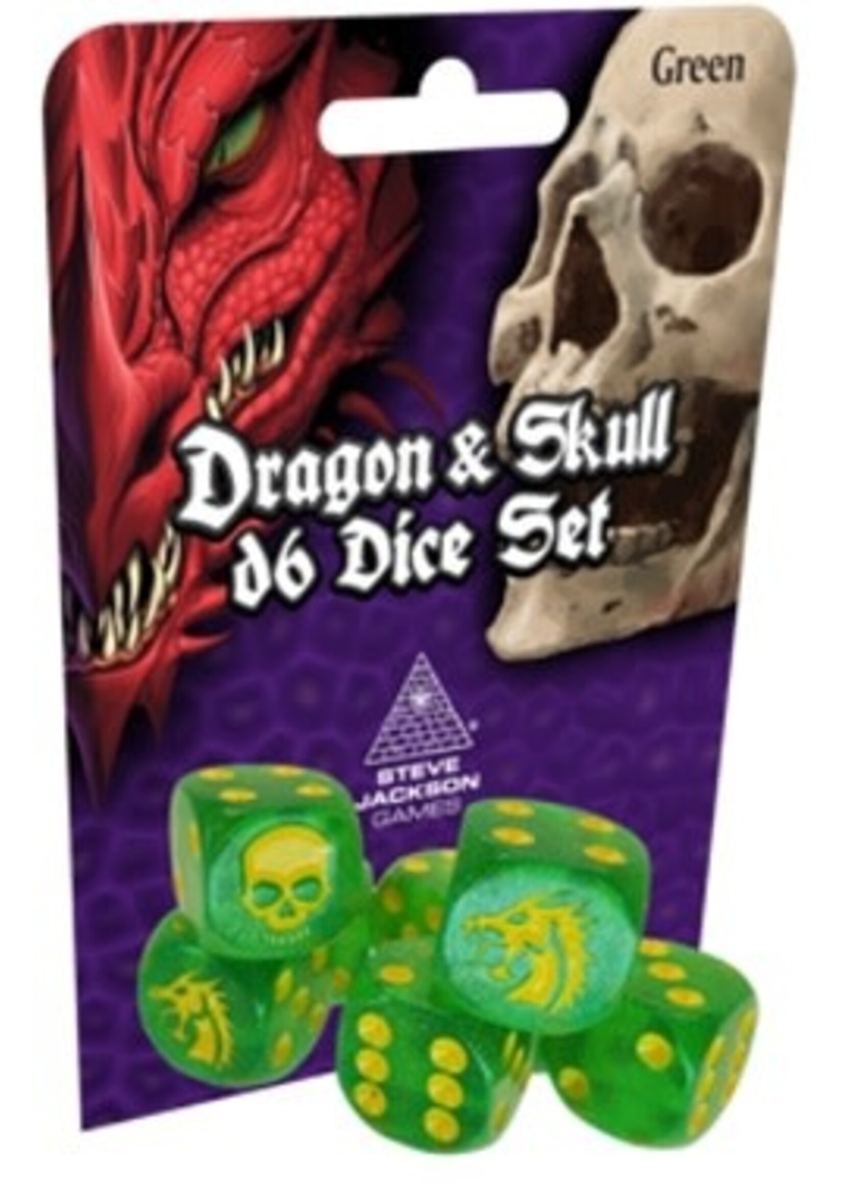 Steve Jackson Games Dice d6 Dragon & Skull (4pc)