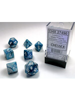 Chessex Dice RPG 27490 7pc Lustrous Slate/White