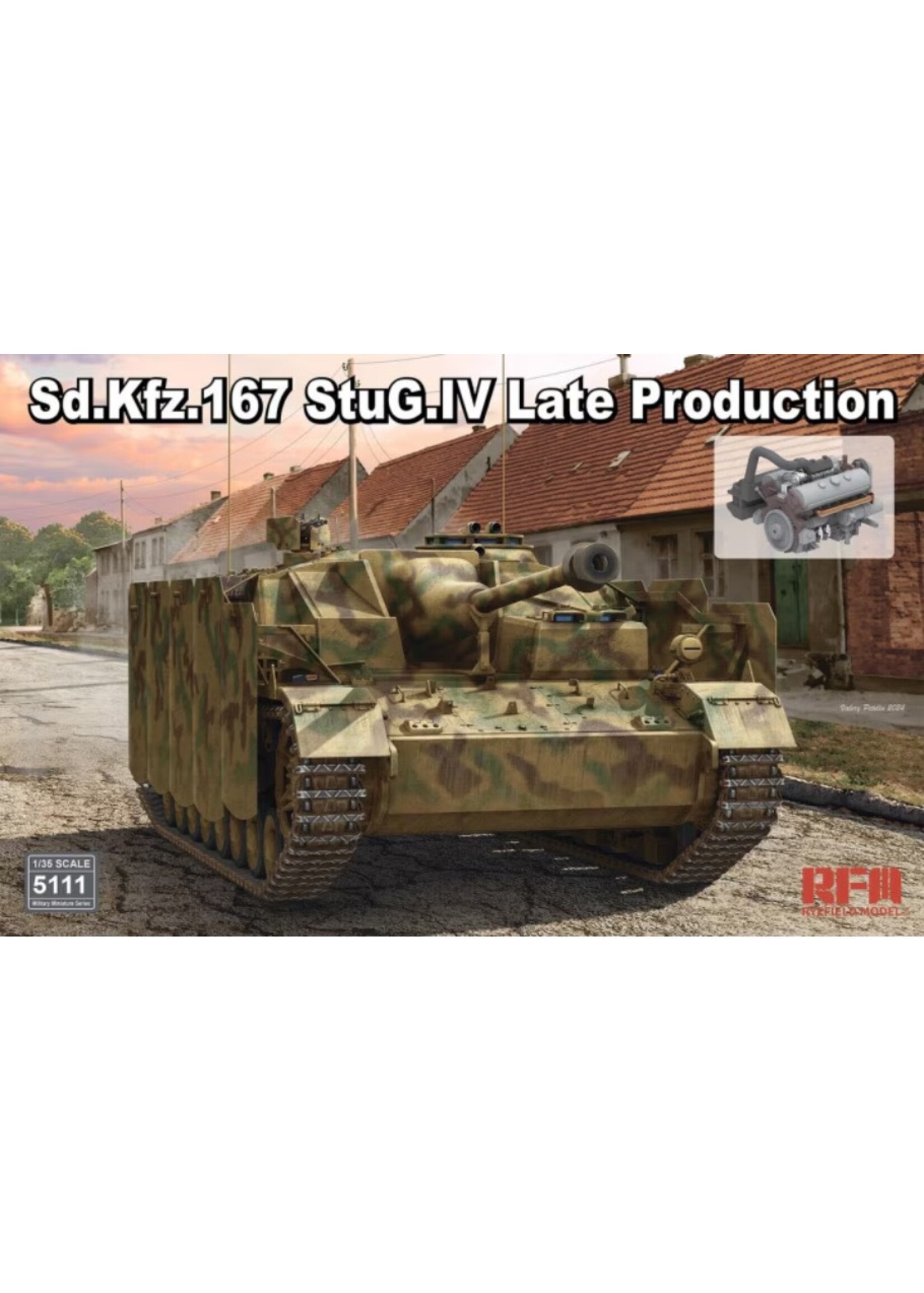 Rye Field Model RFMRM5111 Sd.Kfz.167 Stug.IV Late Production (1/35)