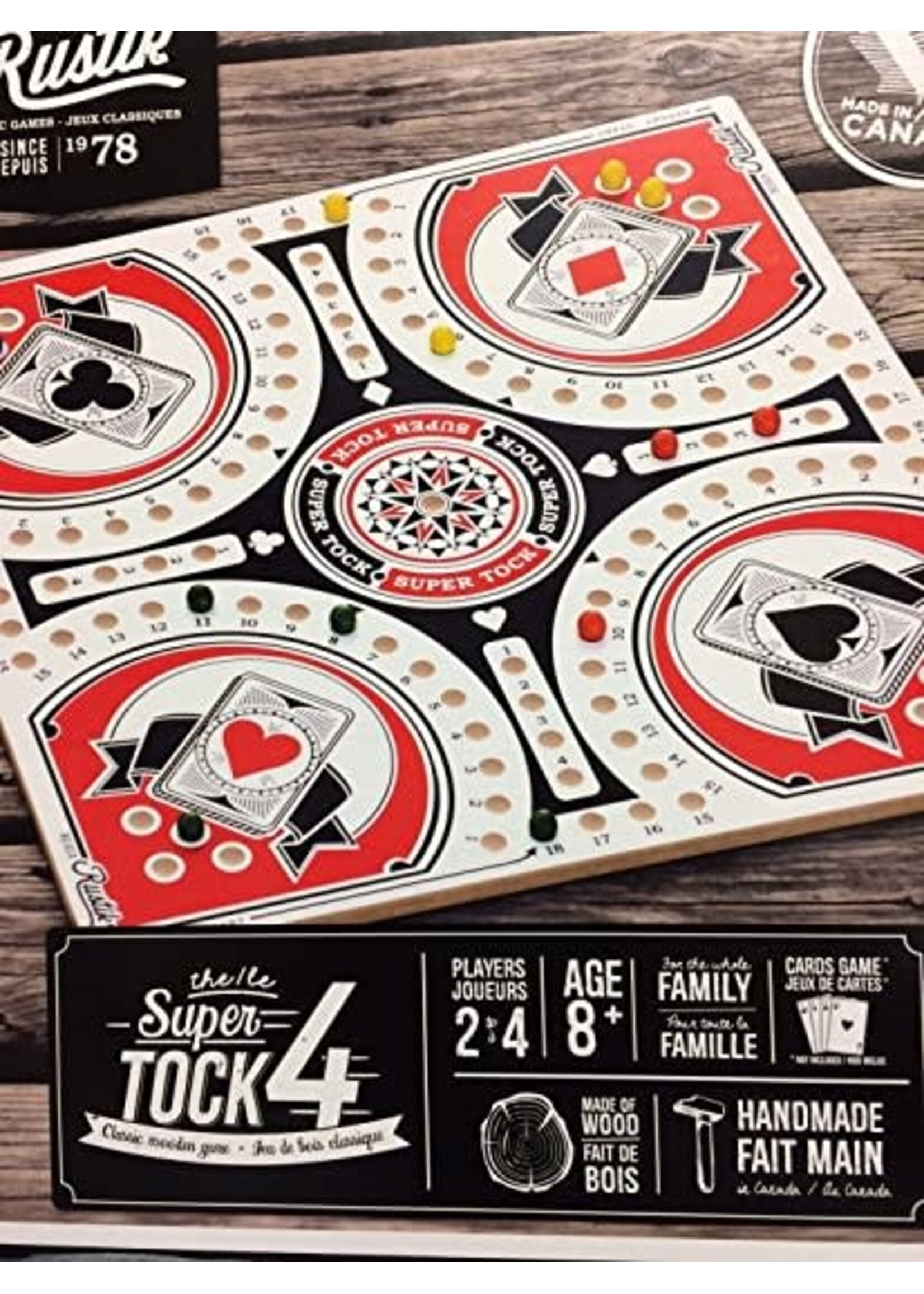 Super Tock 4 Player 15 inch board