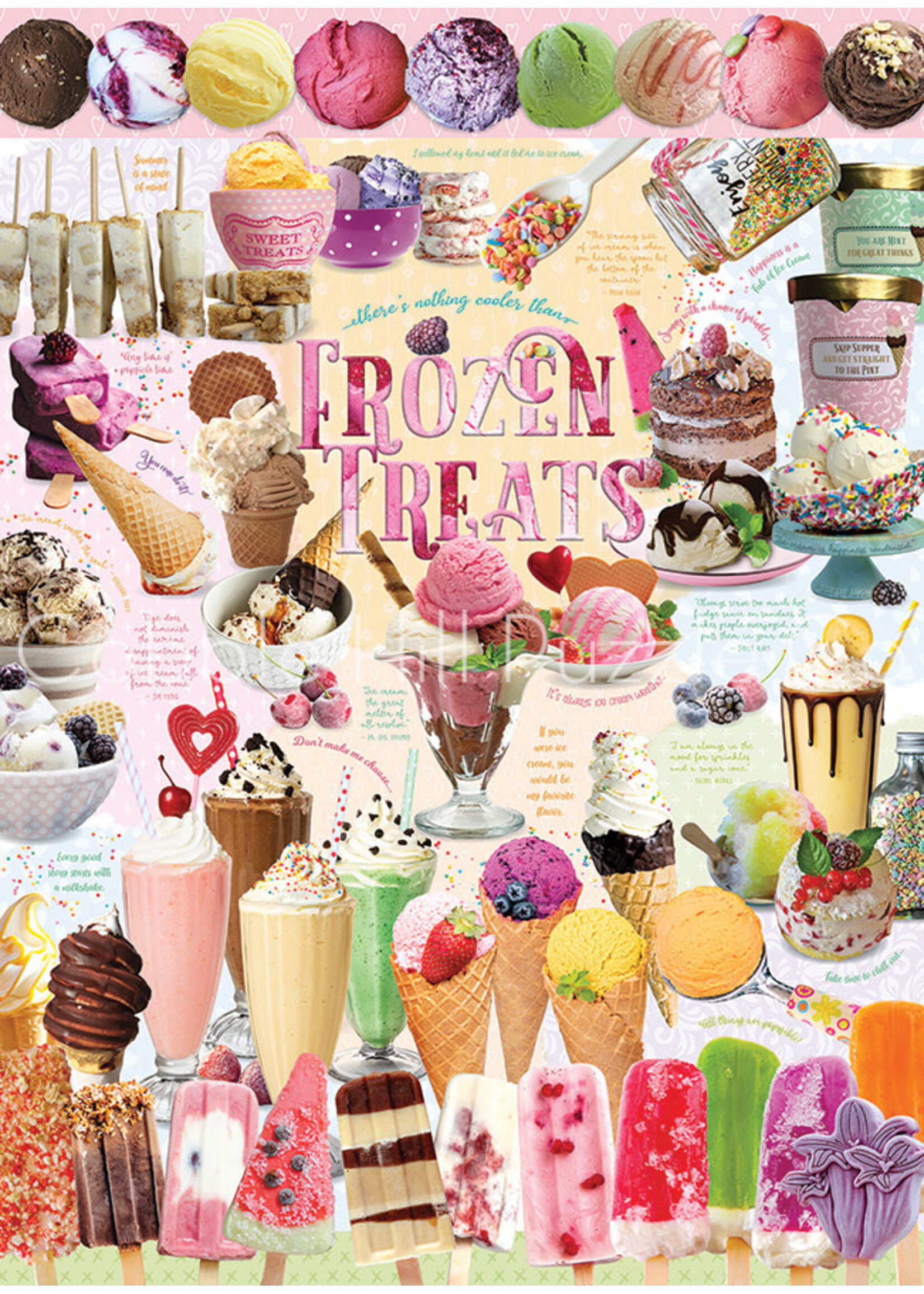 Cobble Hill CH80367 Frozen Treats (Puzzle1000)