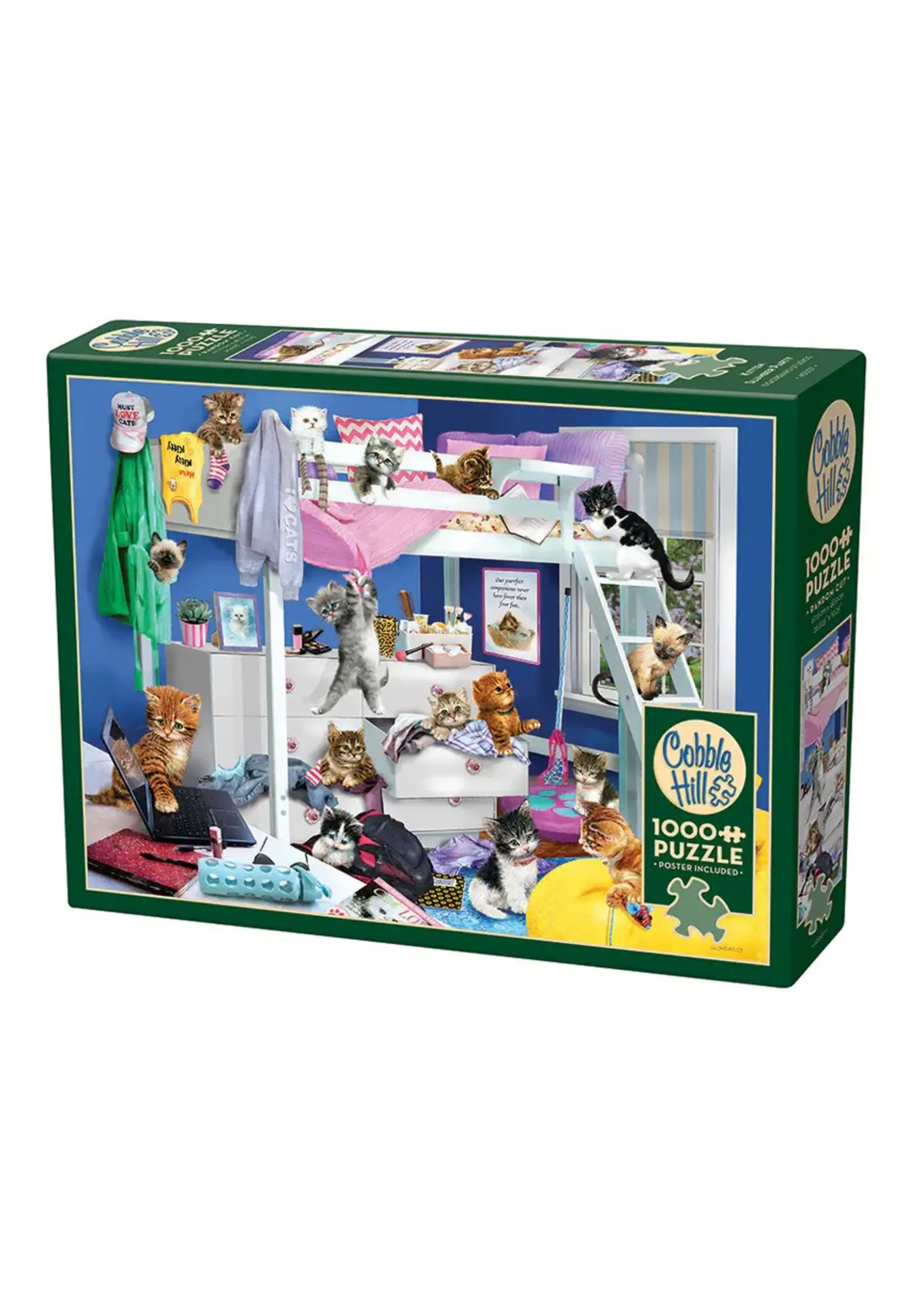 Cobble Hill CH40307 Kitten Slumber Party (Puzzle1000))