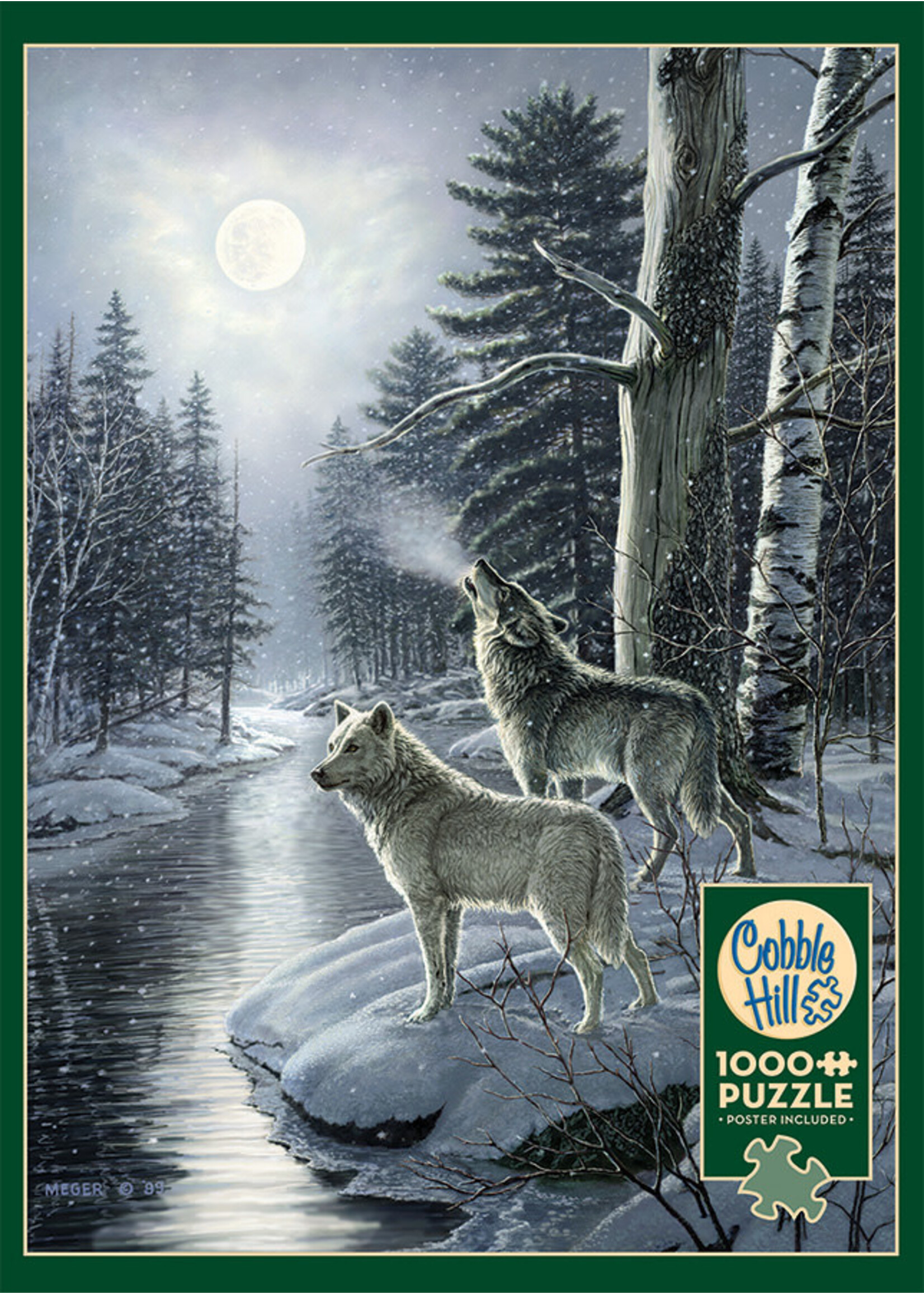 Cobble Hill CH40154 Wolves by Moonlight (Puzzle1000)