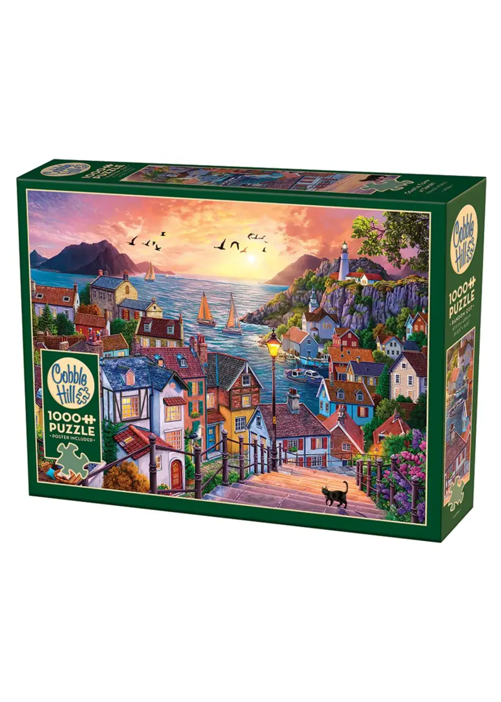 Cobble Hill CH40284 Coastal Town at Sunset (Puzzle1000)