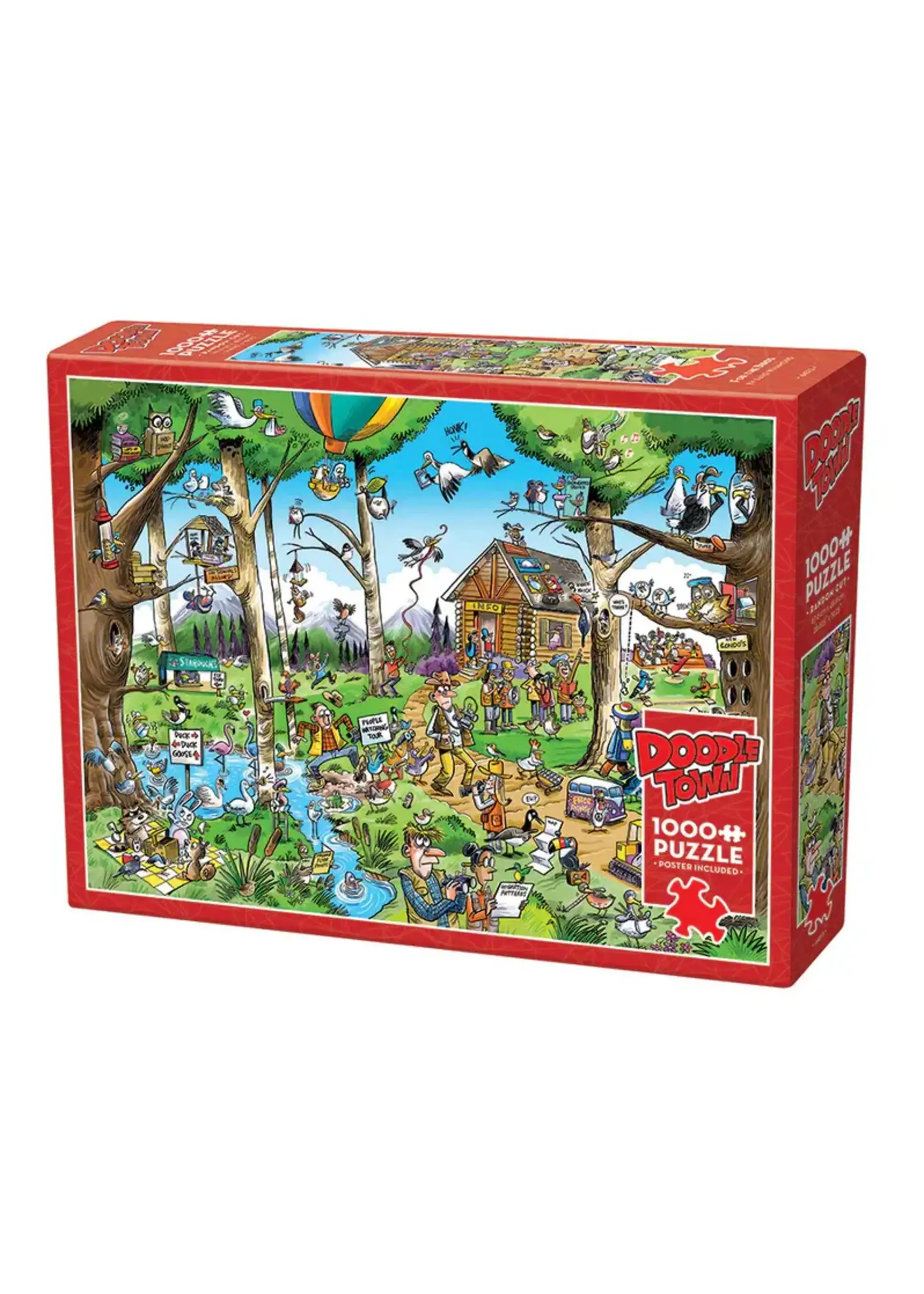 Cobble Hill CH44510 DoodleTown Birdwatchers Paradise (Puzzle1000)