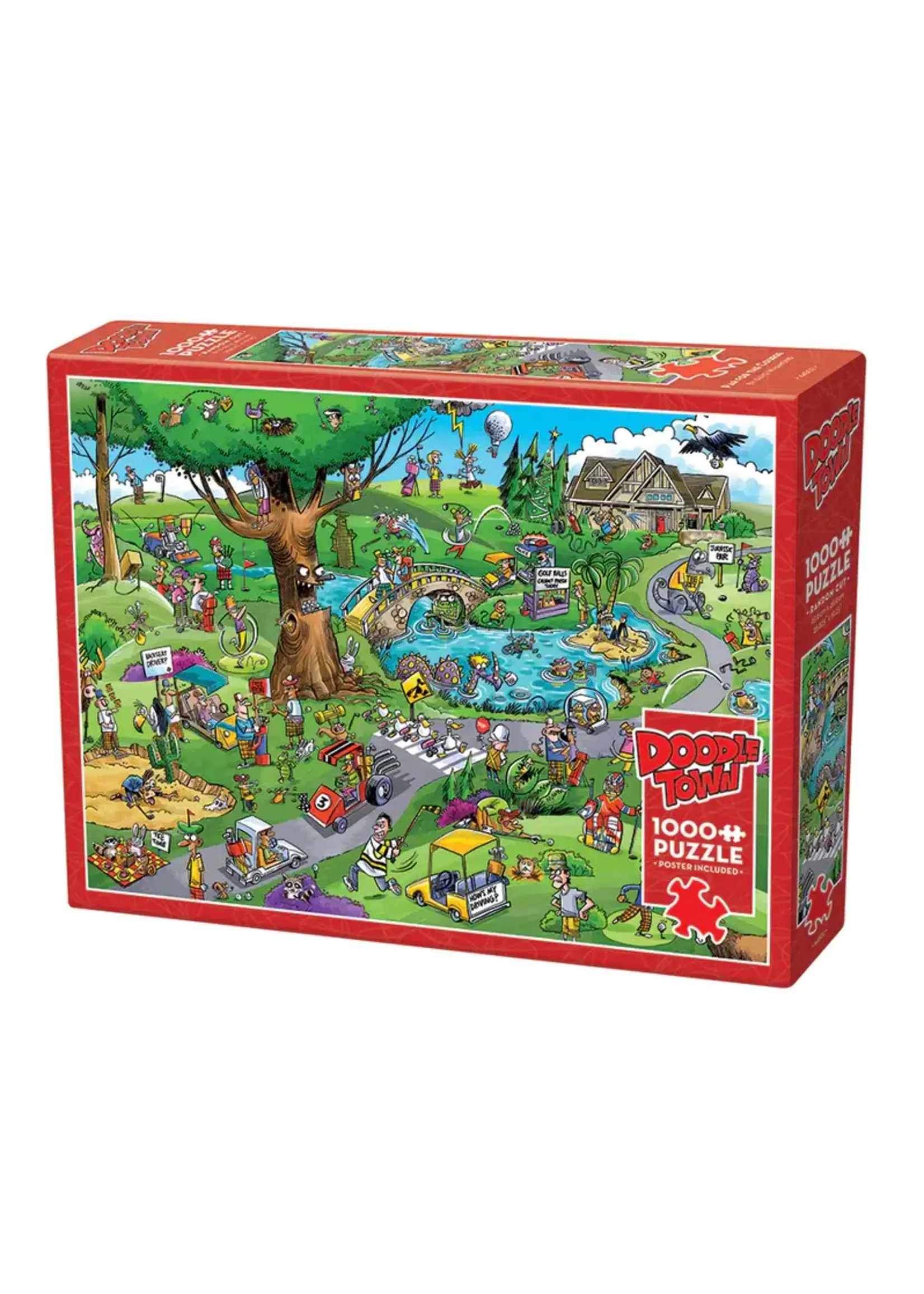 Cobble Hill CH44502 DoodleTown Par for the Course (Puzzle1000)