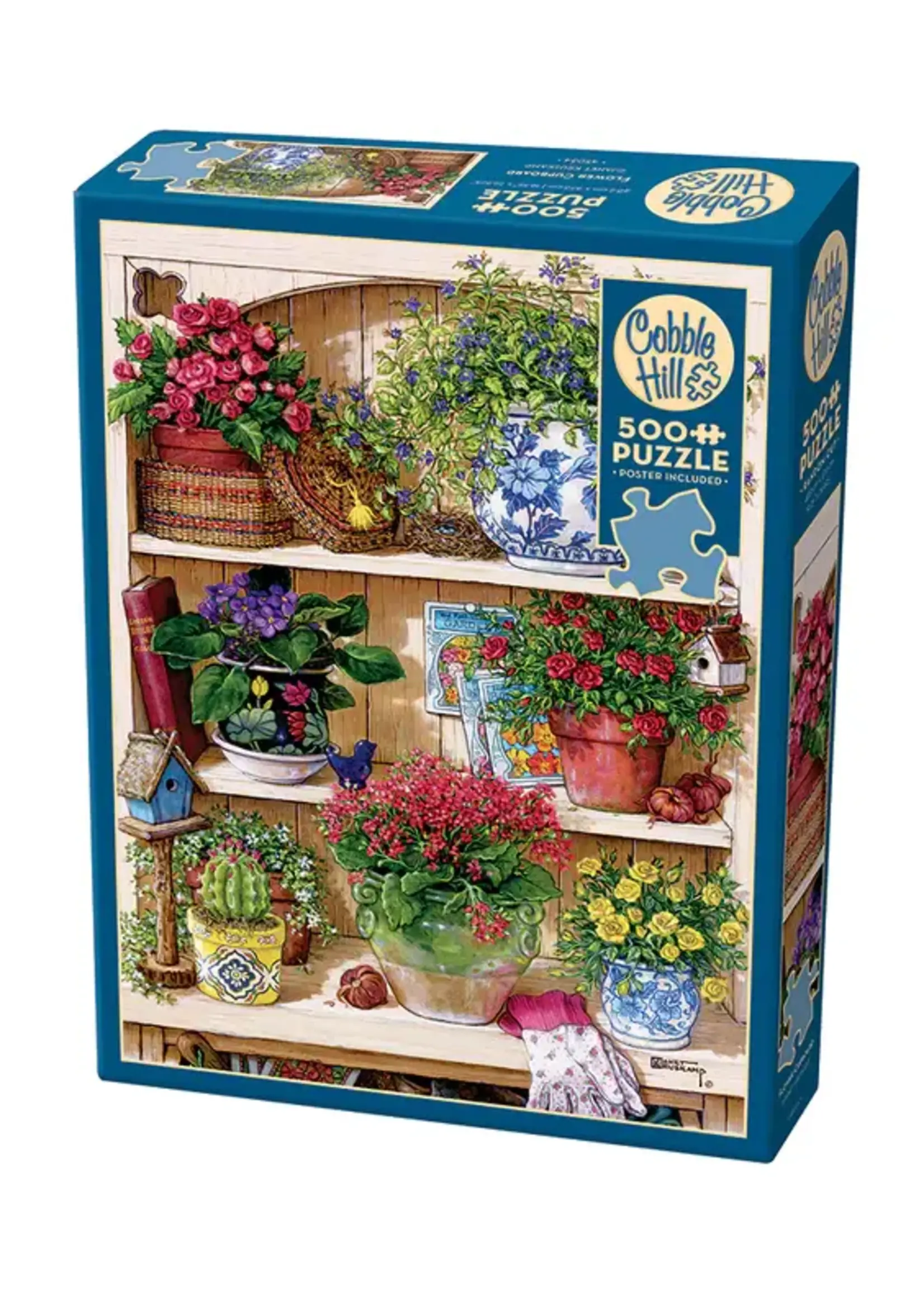 Cobble Hill CH45034 Flower Cupboard (Puzzle500)