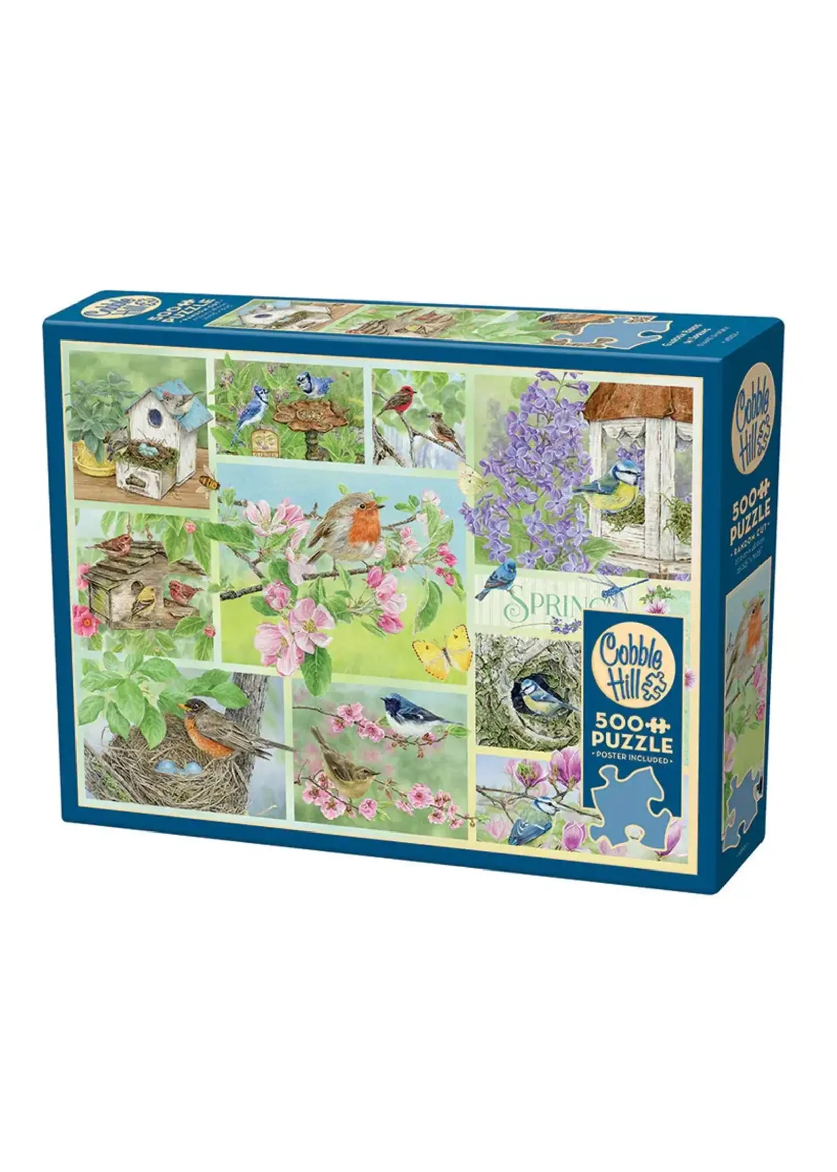 Cobble Hill CH45101 Garden Birds in Spring (Puzzle500)