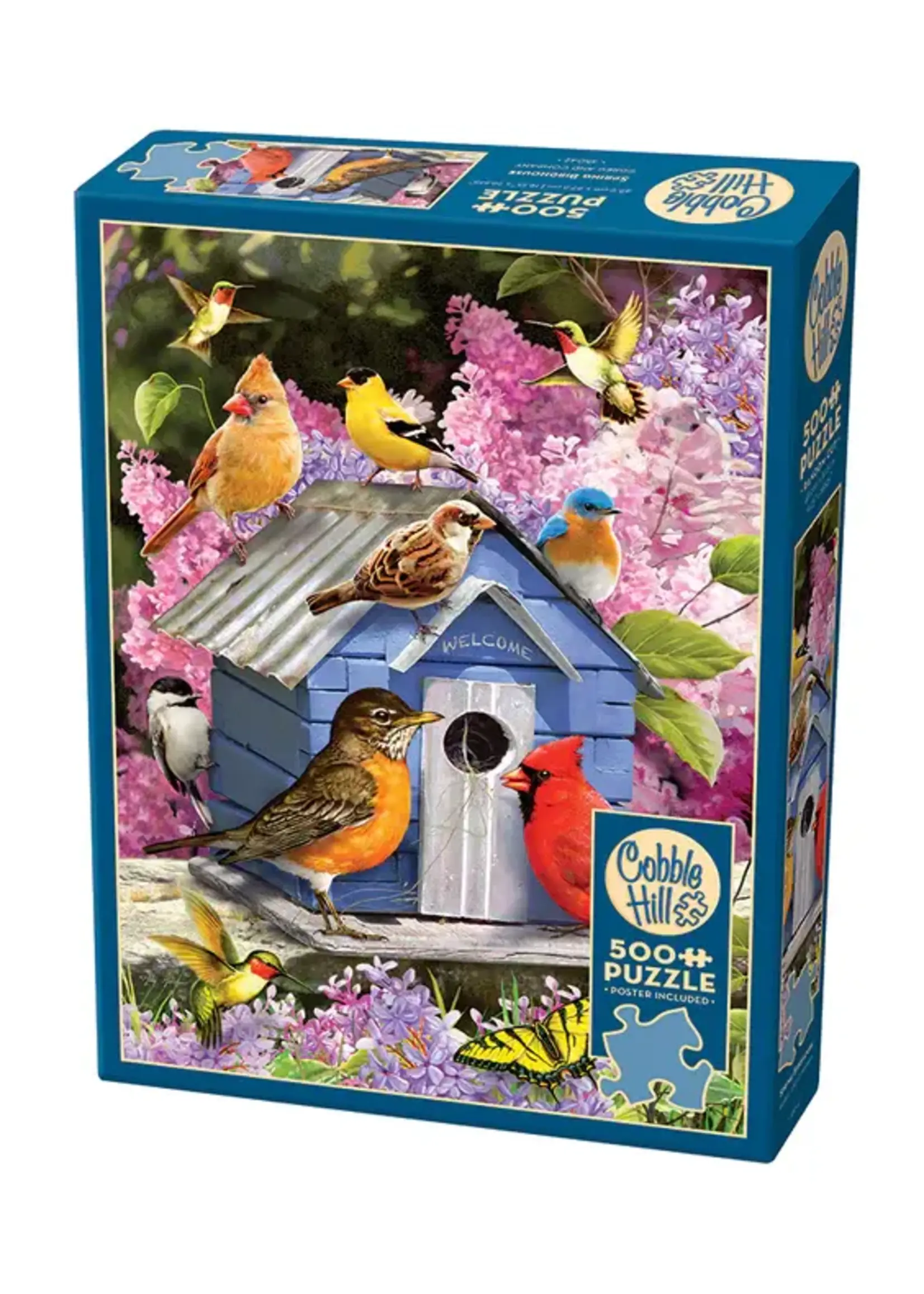 Cobble Hill CH45042 Spring Birdhouse (Puzzle500)