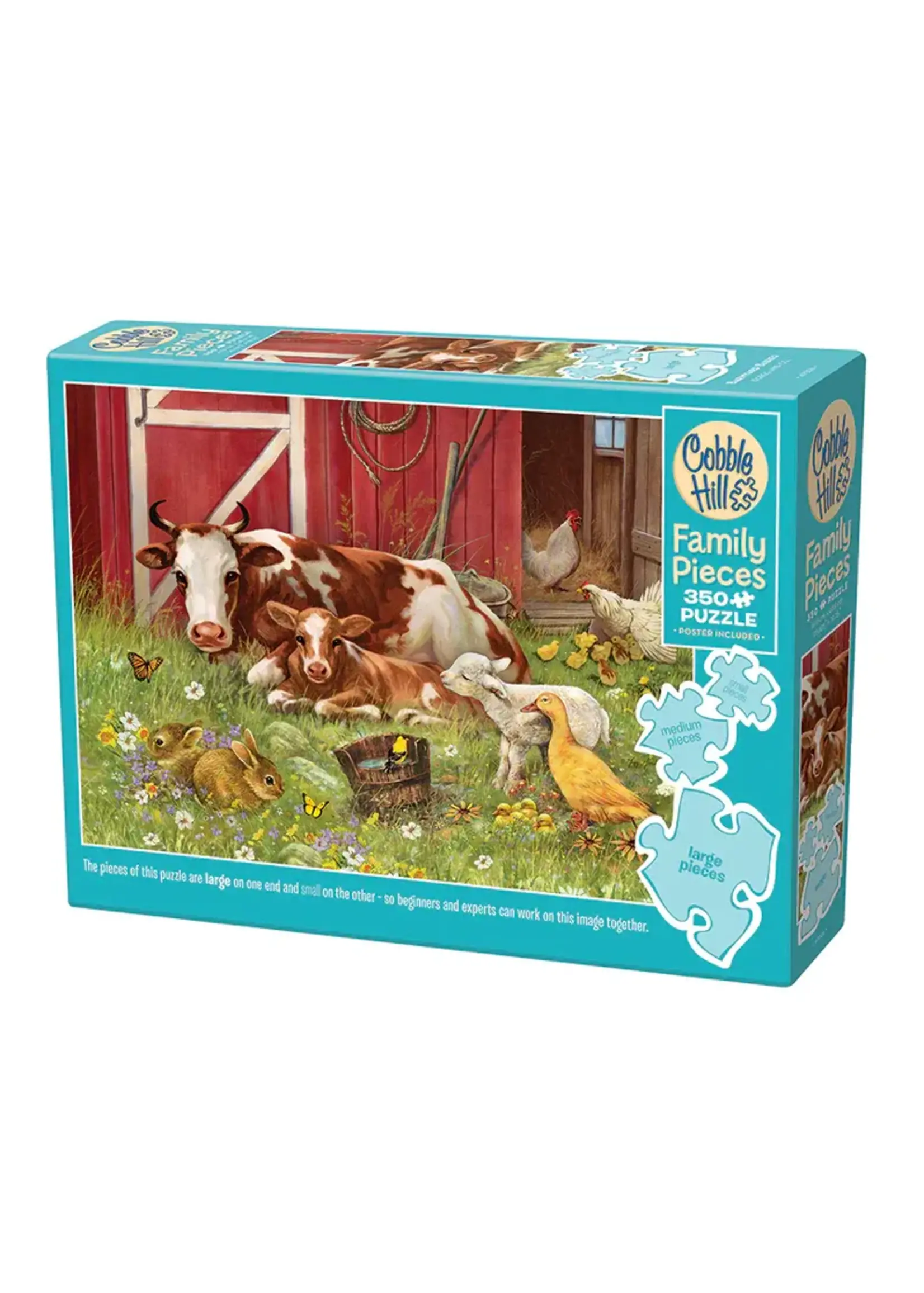 Cobble Hill CH47026 Barnyard Babies (Puzzle350)