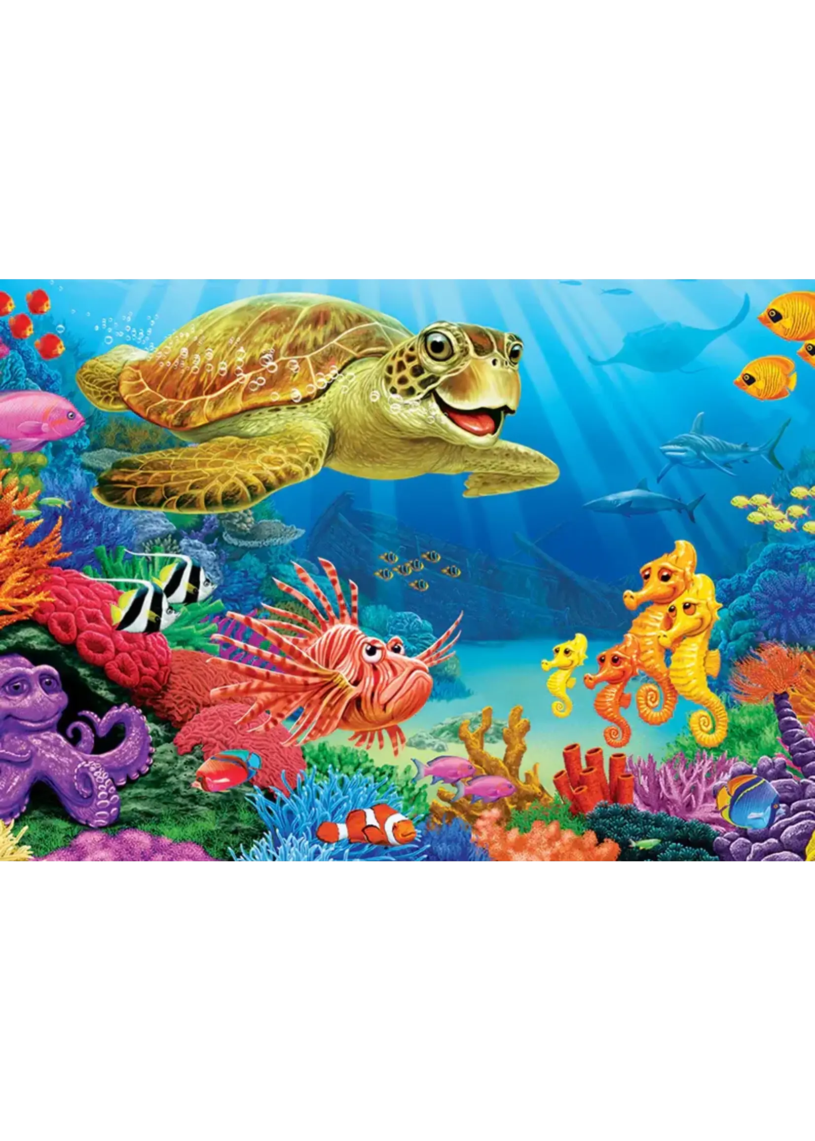 Cobble Hill CH58866 Undersea Turtle (TrayPuzzle35)