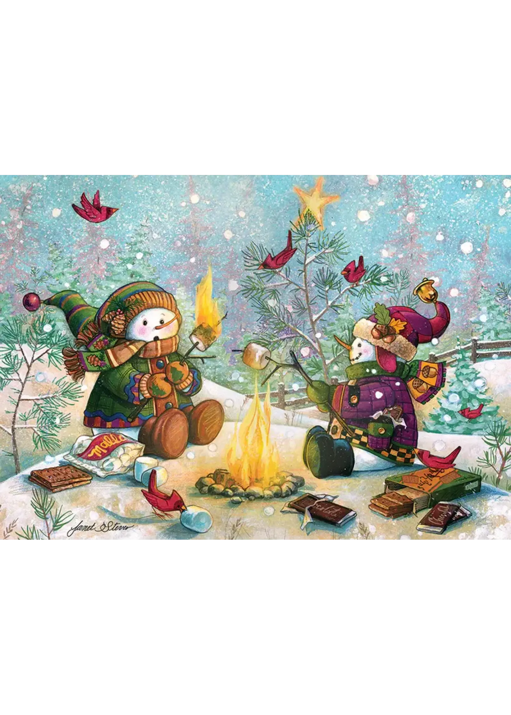 Cobble Hill CH58915 S'more Snowfall (TrayPuzzle35)