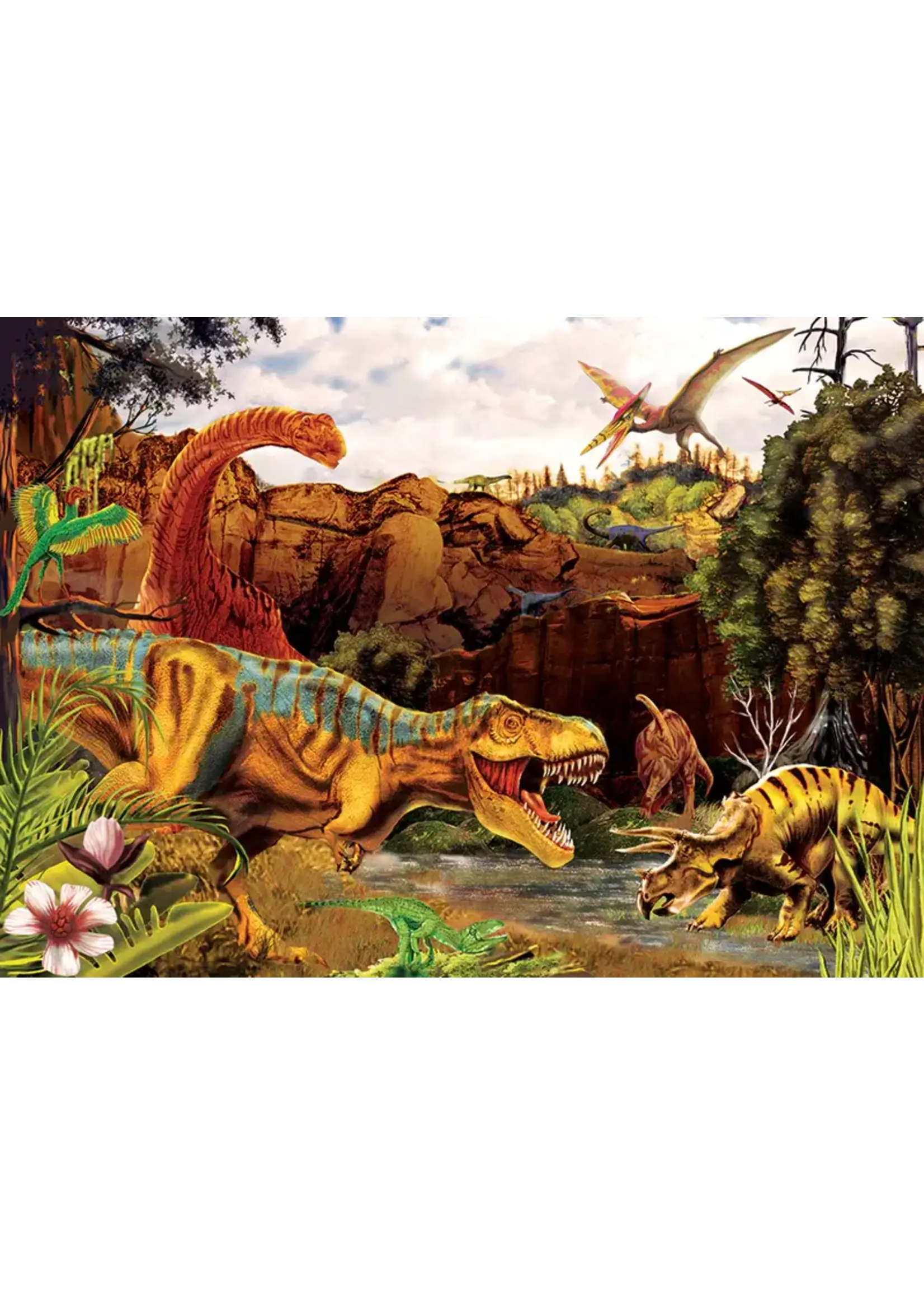 Cobble Hill CH58855 Dino Story (TrayPuzzle35)