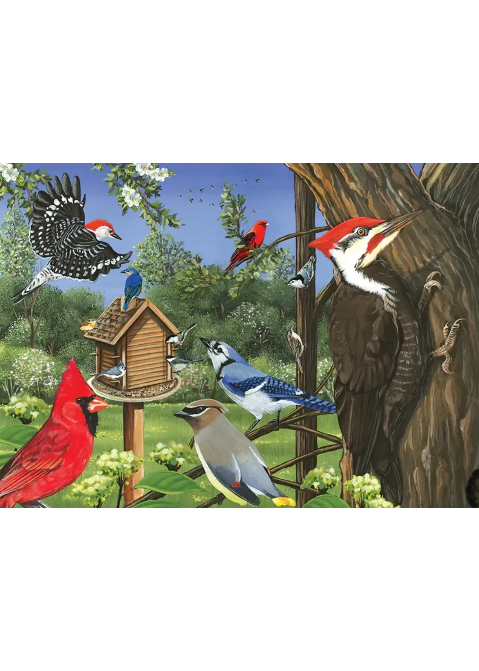 Cobble Hill CH58848 Around the Birdfeeder (TrayPuzzle35)