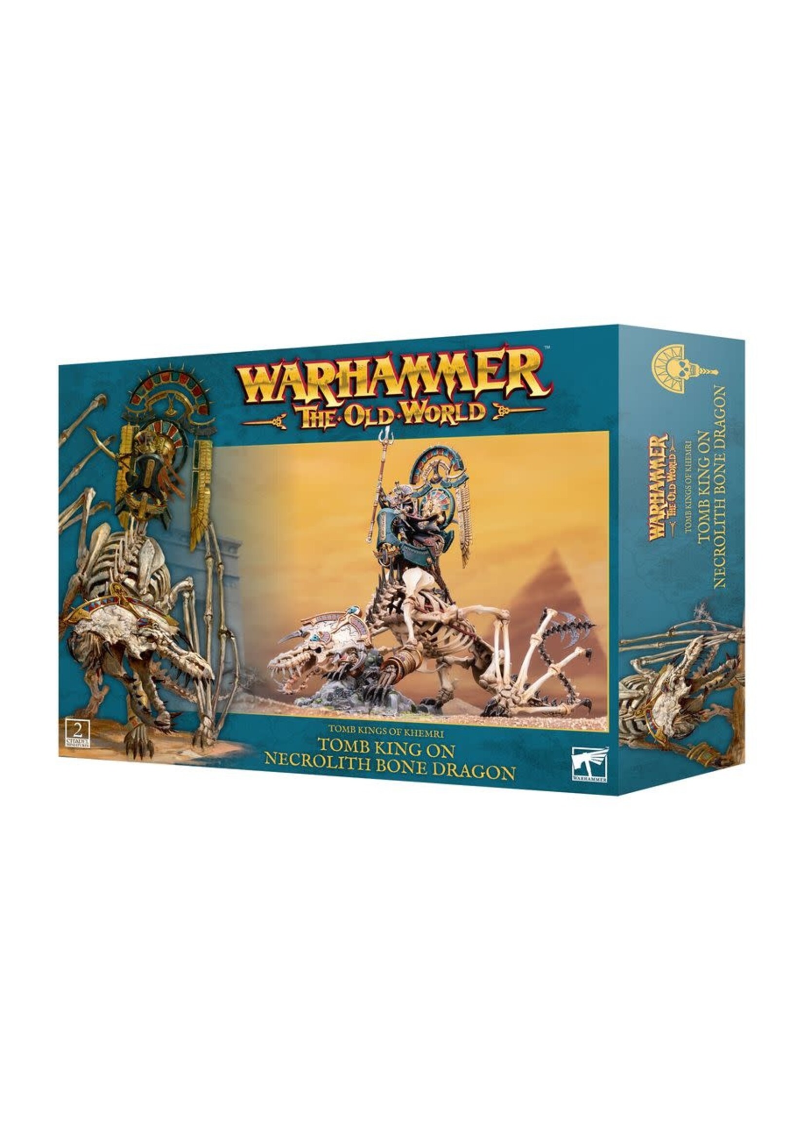 Old World Tomb Kings of Khemri Tomb King on Necrolith Bone Dragon