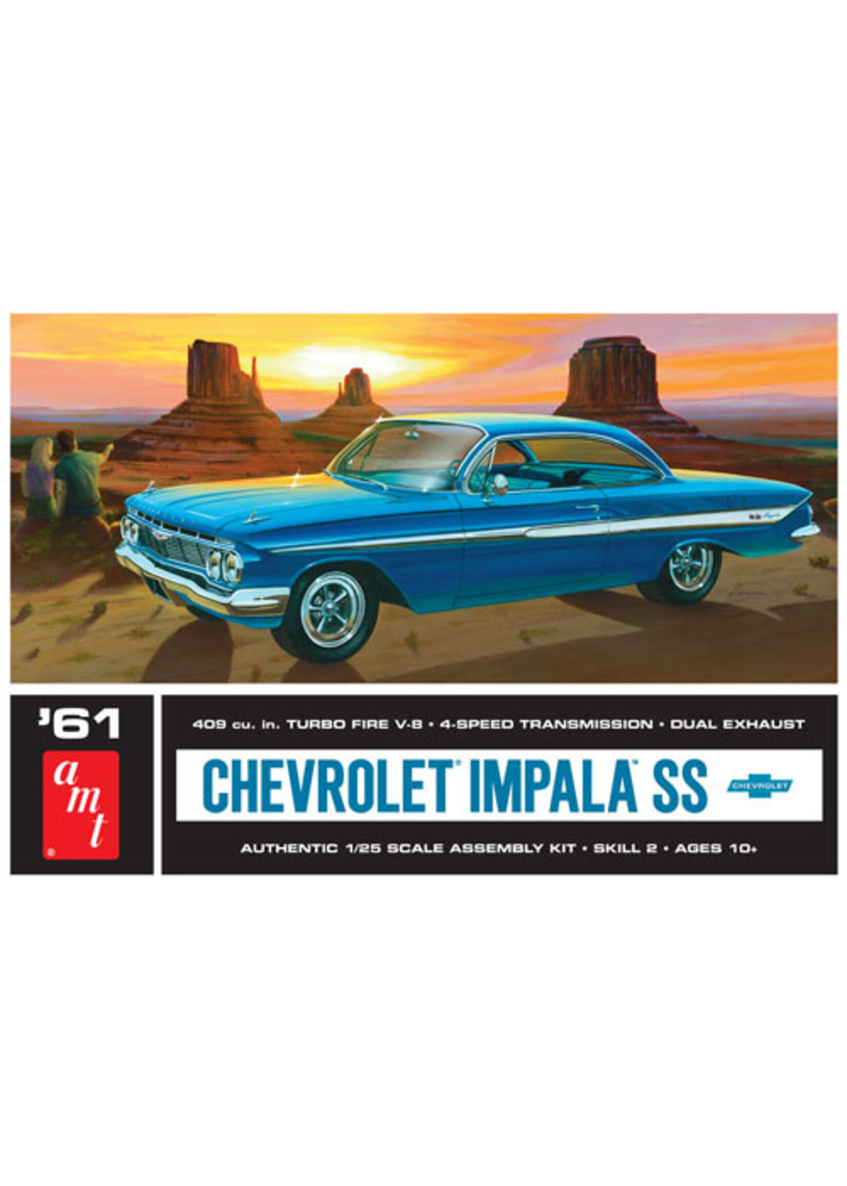 AMT AMT1013 1961 Chevy Impala SS (1/25)