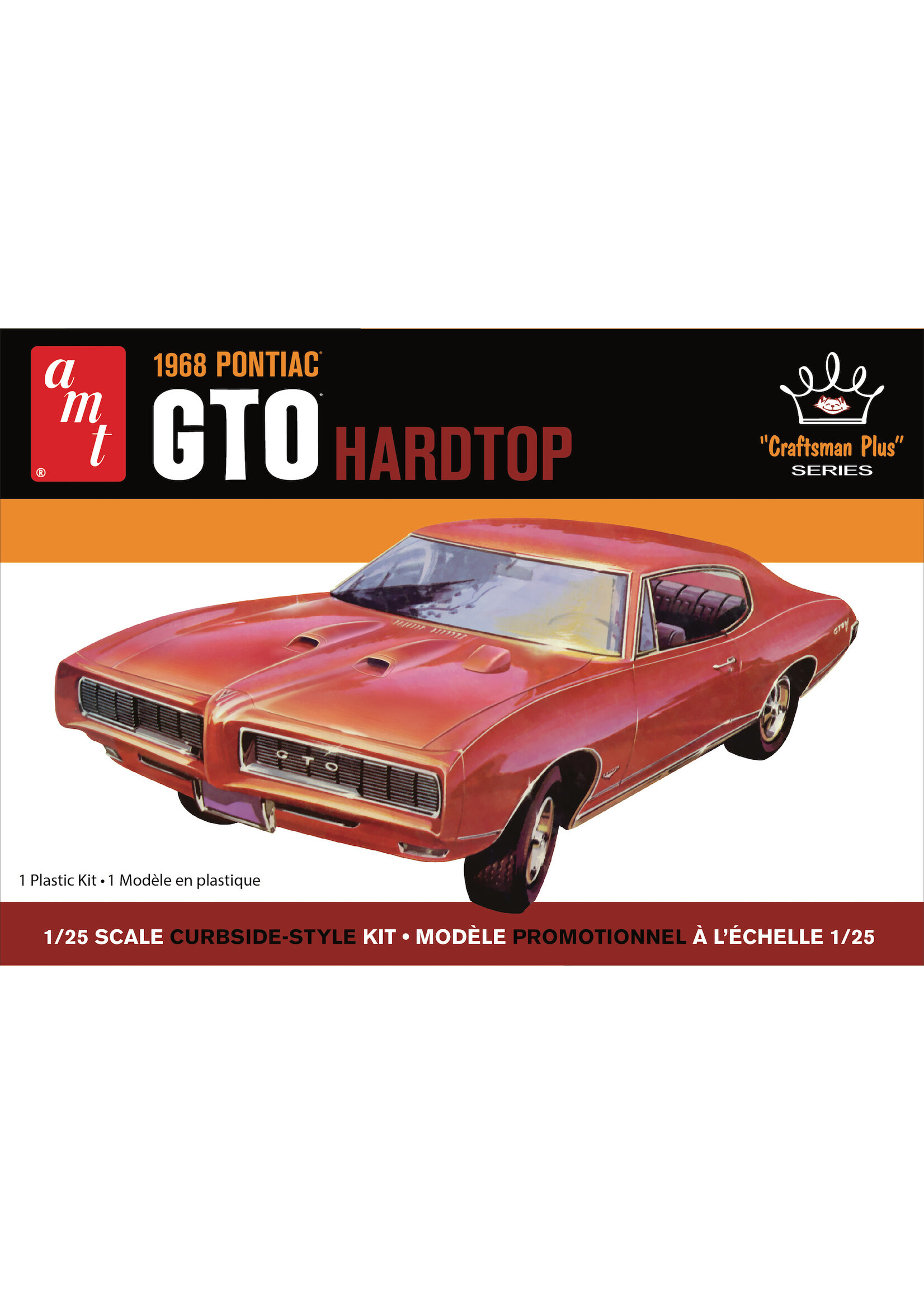 AMT AMT411 1968 Pontiac GTO Hardtop Craftsman Plus (1/25)