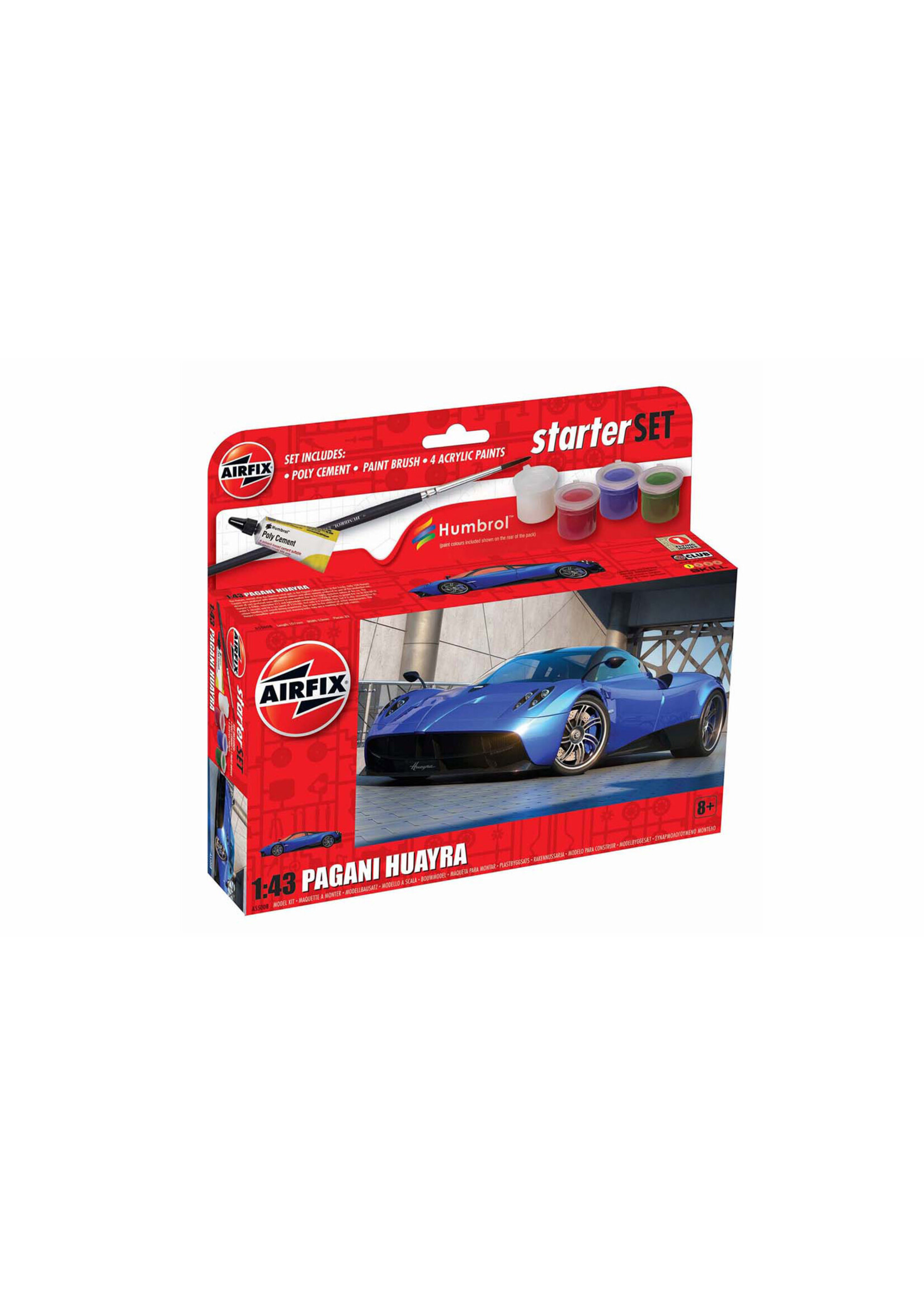 Airfix AIR55008 Pagani Huarya Starter Gift Set (1/43)