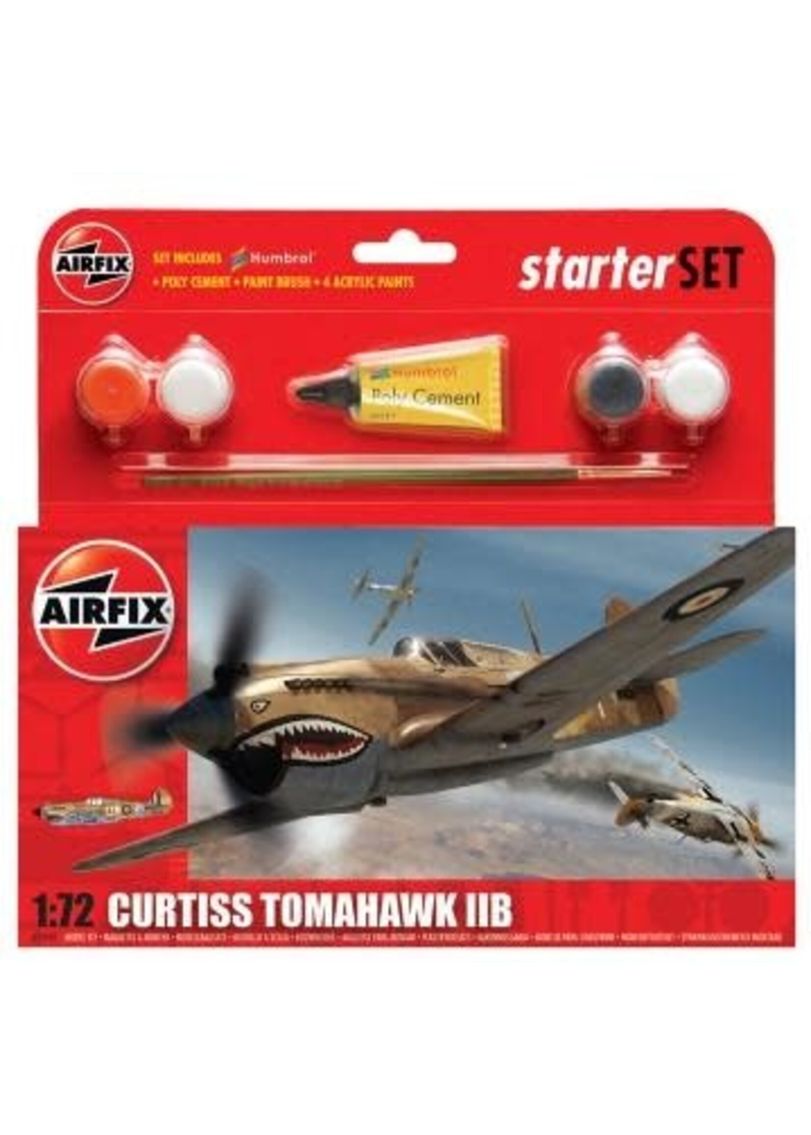 Airfix AIR55101 Curtiss Tomahawk IIB Starter Gift Set (1/72)