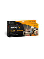 Vallejo VAL70262 Rust & Steel Effects Paint Set (8pc)