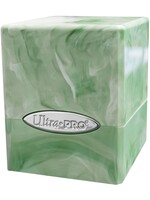 Ultra Pro Deck Box 16352 Satin Cube Lime Green/White 100+