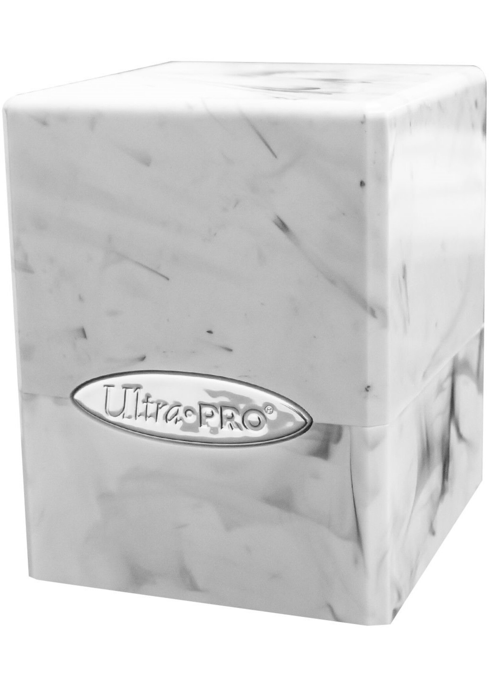 Ultra Pro Deck Box 16353 Satin Cube White/Black 100+