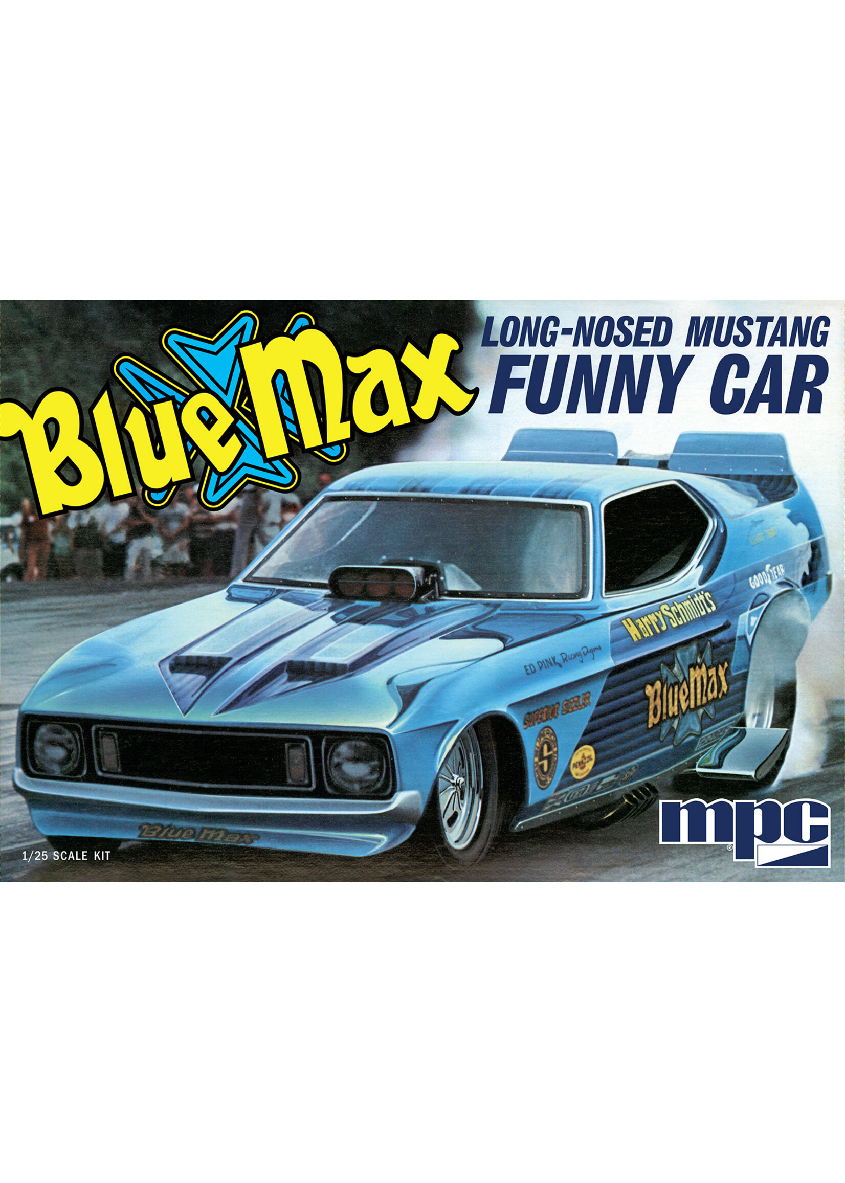 MPC MPC930 Blue Max Long Nose Mustang Funny Car (1/25)