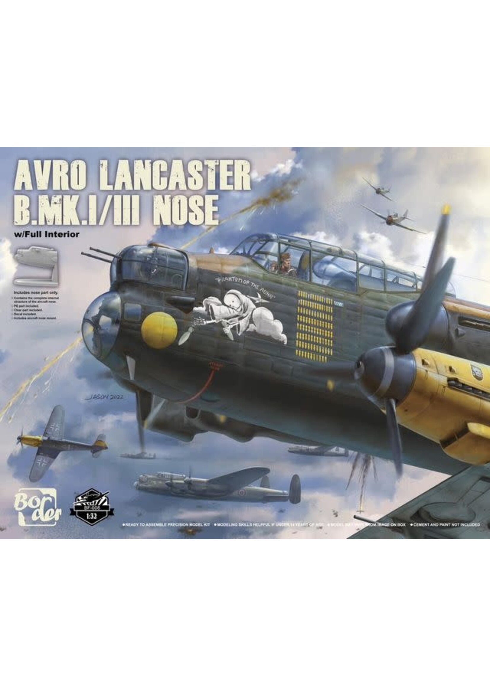Border BORFB-008 Avro Lancaster B.MK.I/III Nose with Full Interior (1/32)