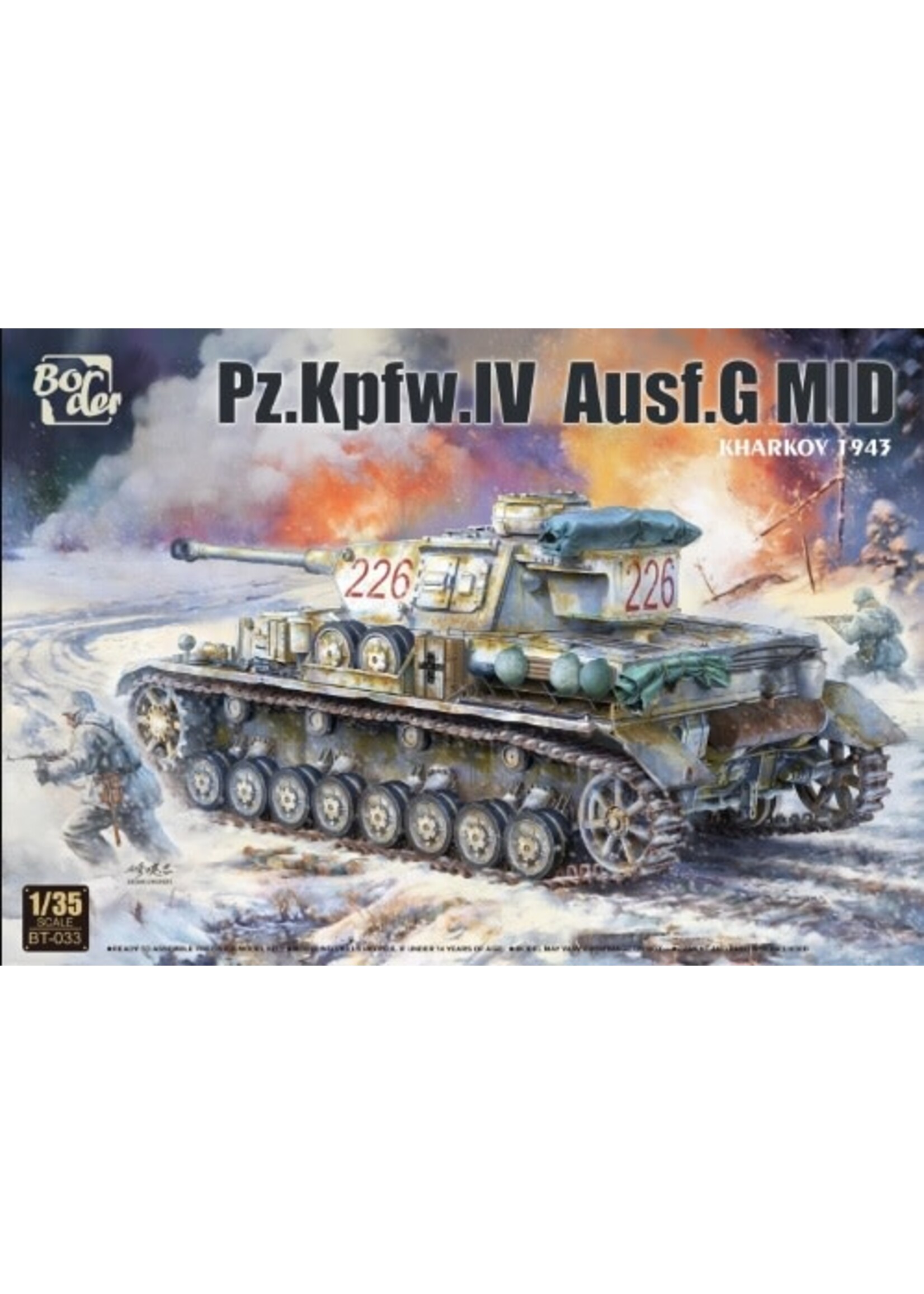 Border BORBT033 Pz.Kpfw.IV Ausf.G Mid Kharkov 1943 (1/35)