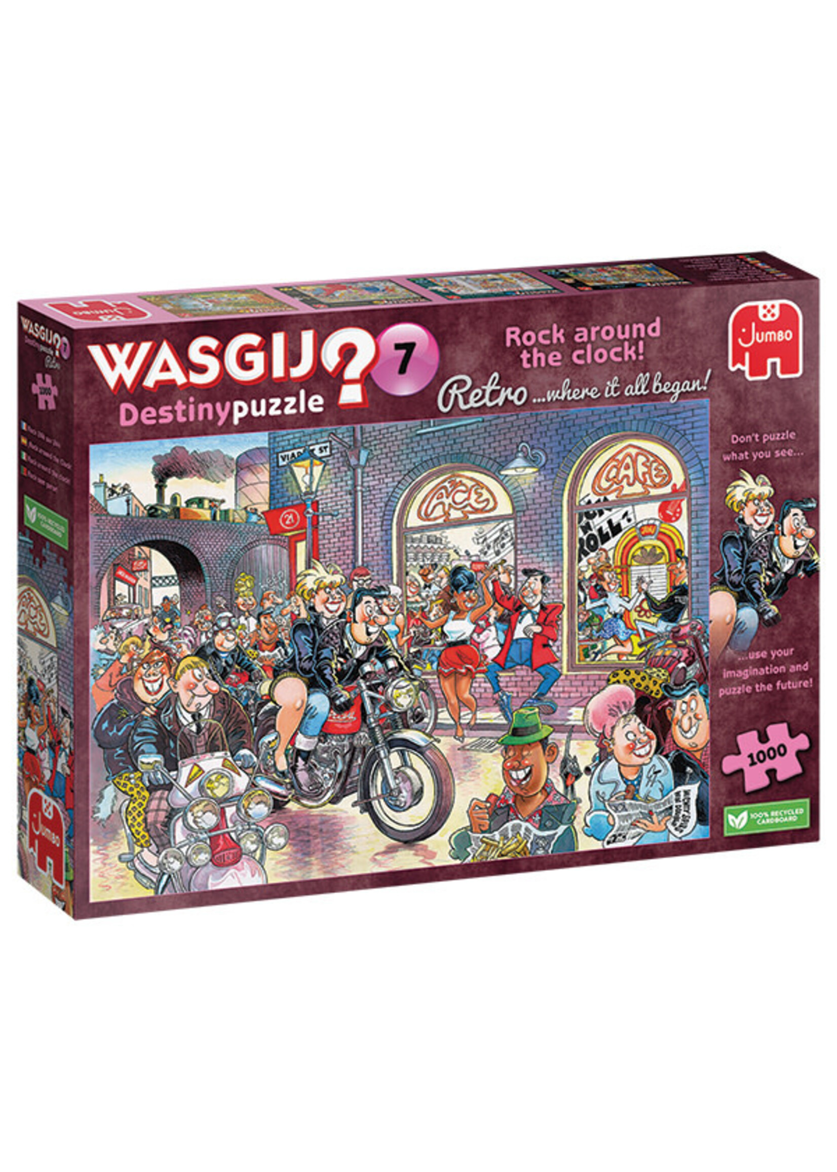 Jumbo JUM00017 WASGIJ Rock Around the Clock (Puzzle1000)
