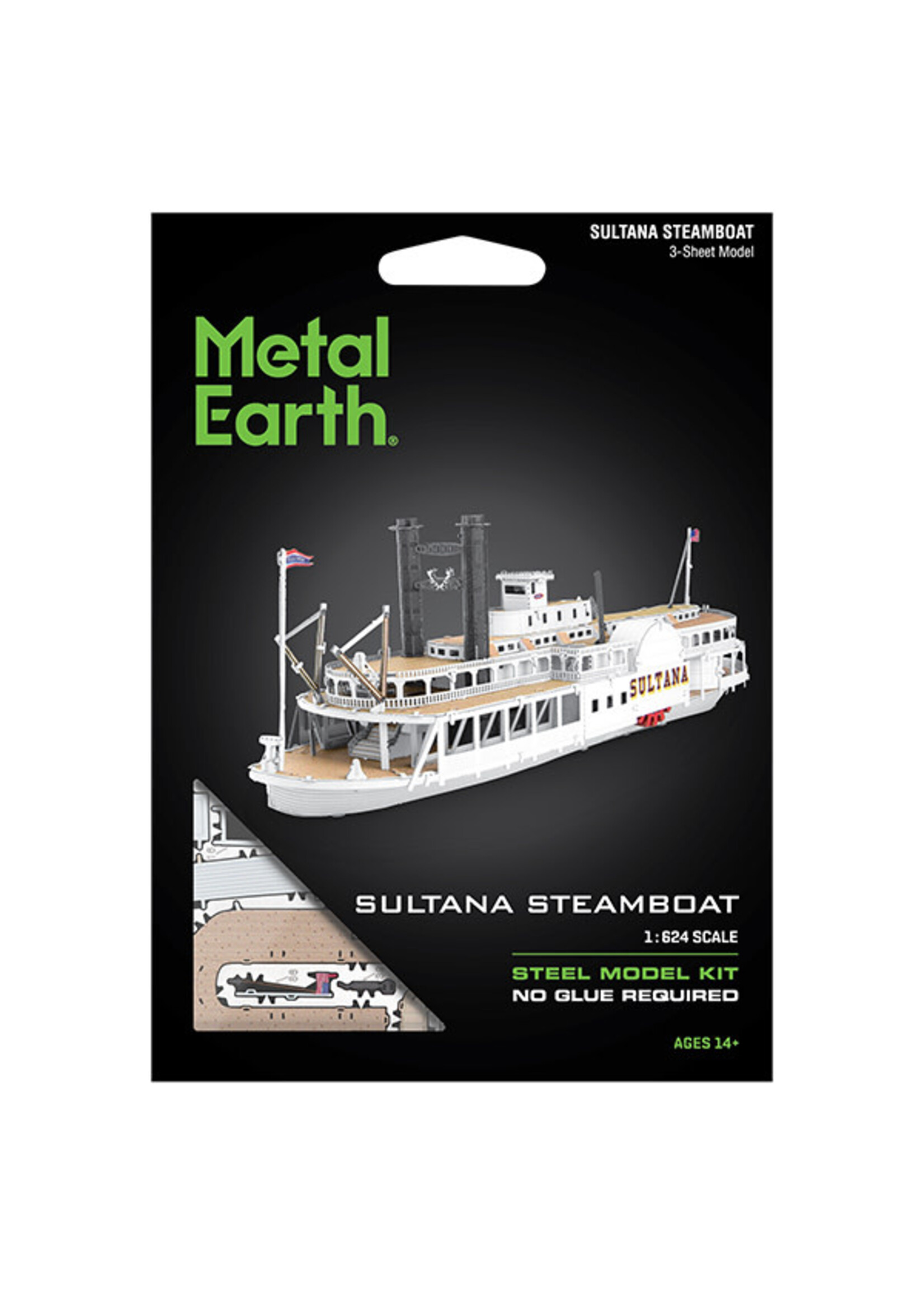 Metal Earth ***zME1019 Sultana Steamboat