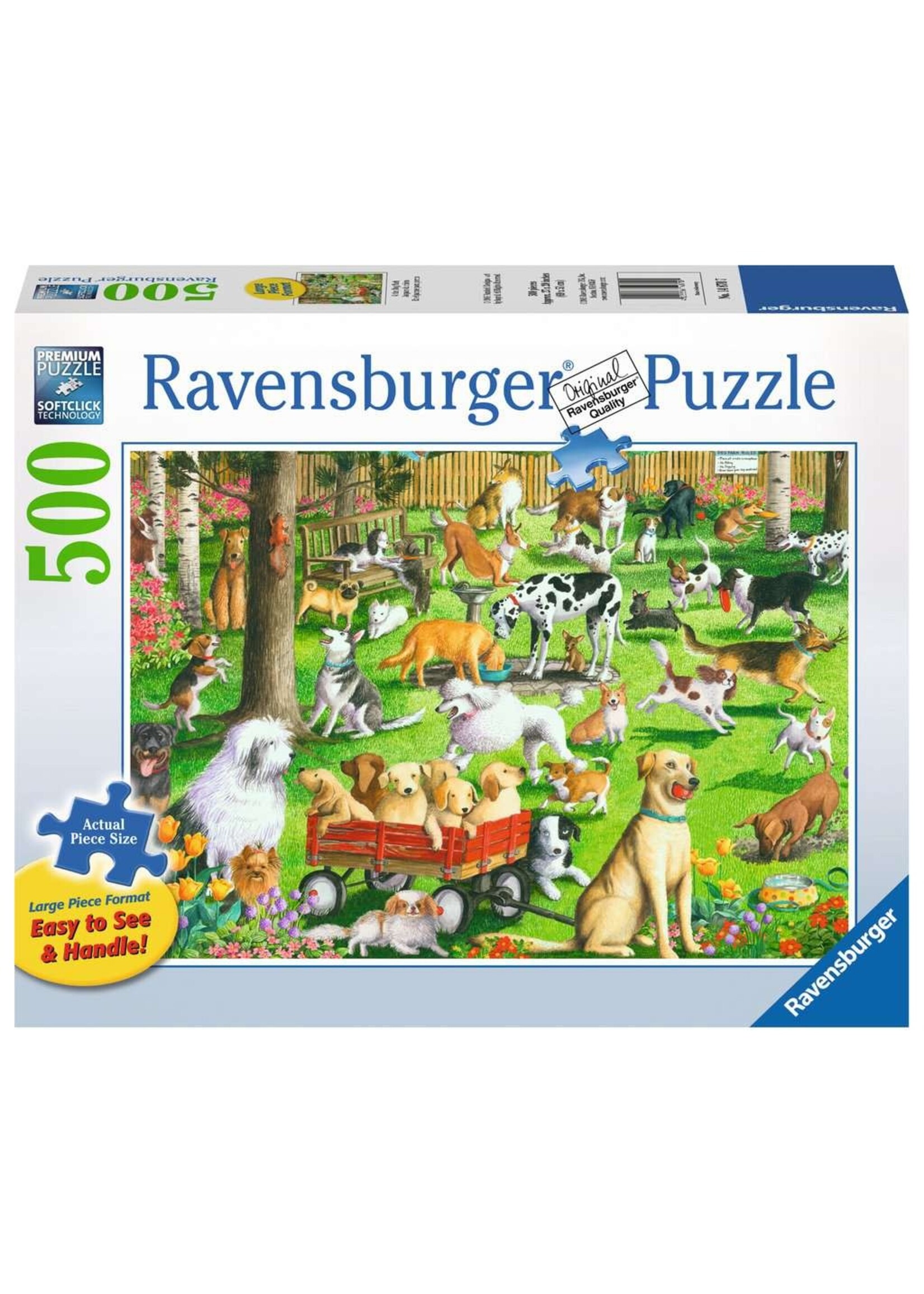 Ravensburger RAV14870 At the Dog Park (Puzzle500)