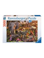 Ravensburger RAV17037 African Animals World (Puzzle3000)