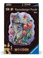 Ravensburger RAV12000757 Lovely Cat (Puzzle150)