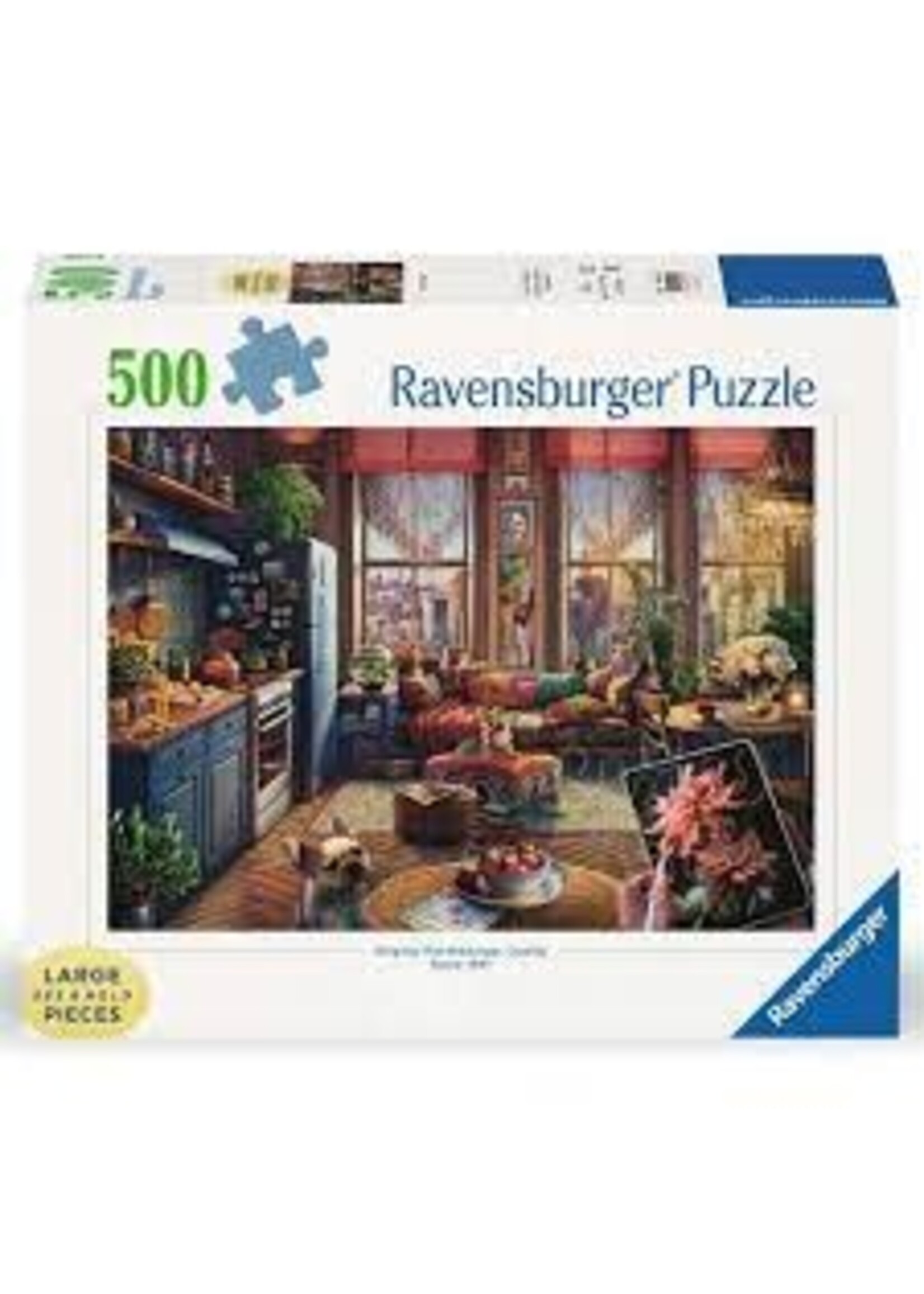 Ravensburger RAV12001025 Cozy Boho Studio (Puzzle500)