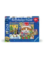Ravensburger RAV12004059 Christmas Kitties (Puzzle24x2)