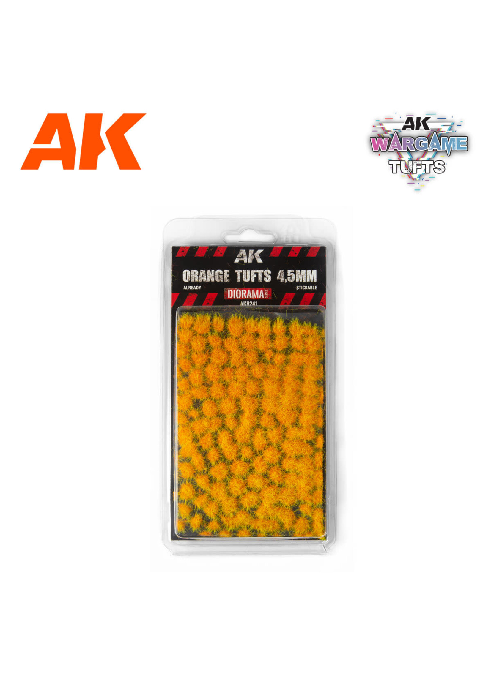 AK Interactive AK8241 Orange & Yellow Tufts 4.5mm