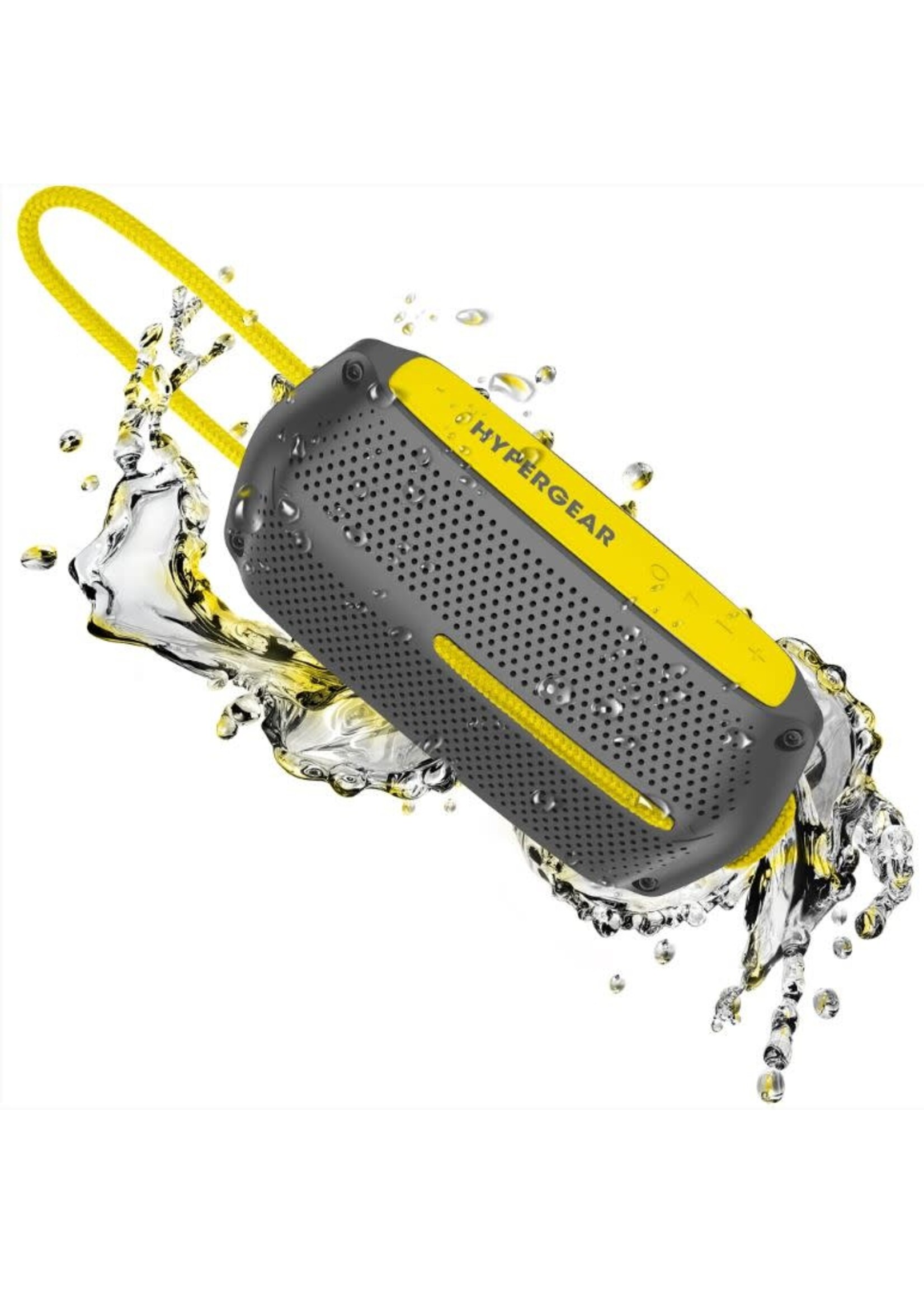 HyperGear HyperGear Speaker Bluetooth 10W Waterproof IPX4 Hands Free Music + Calls - Yellow